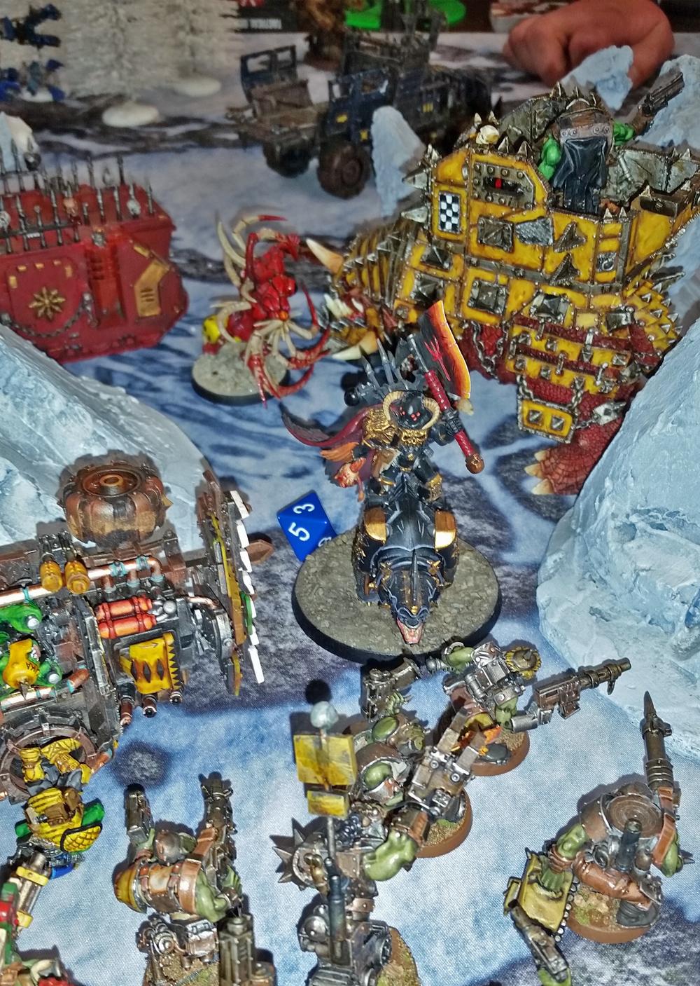 Bad Moons, Battle Report, Chaos, Orks, Warhammer 40,000