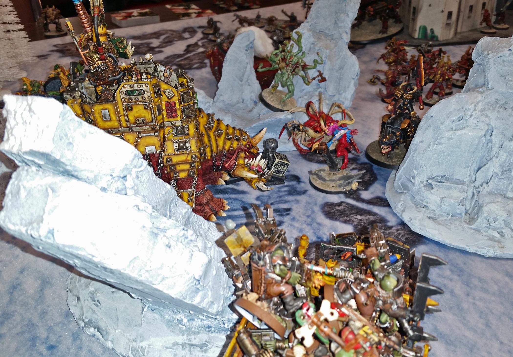 Bad Moons, Battle Report, Chaos, Orks, Warhammer 40,000