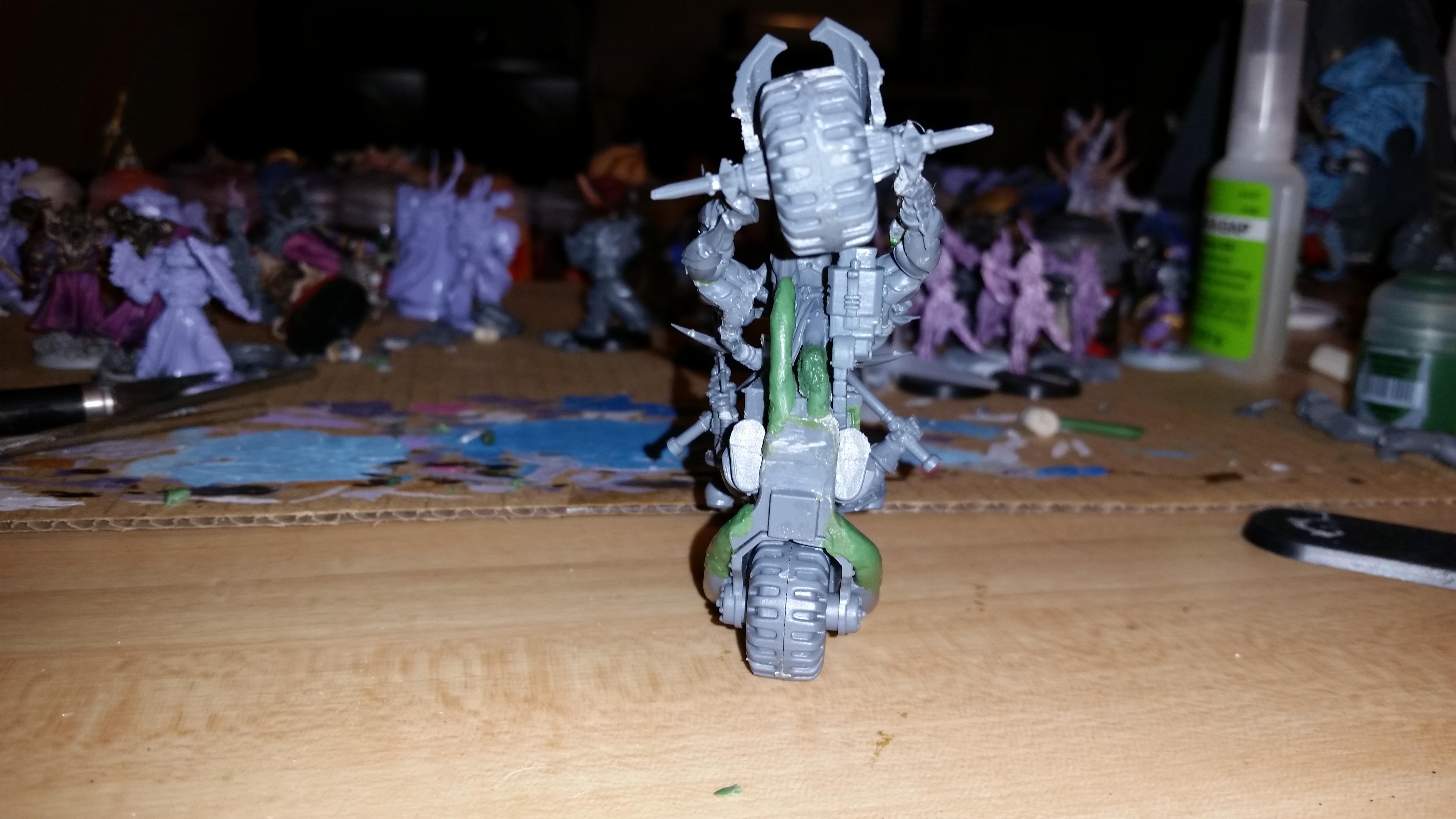 Bike, Chaos, Noise Marines, Slaanesh, Sorcerer
