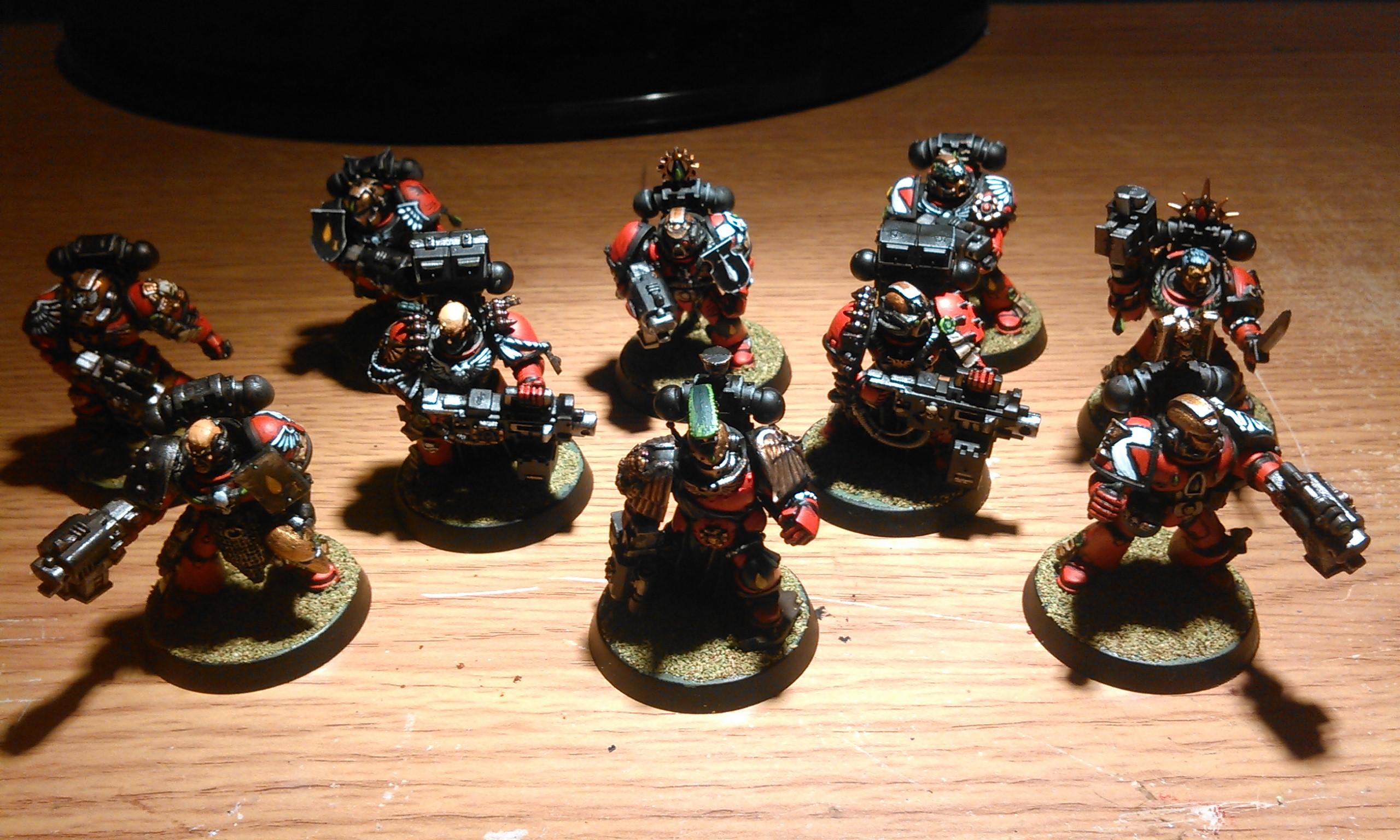 Blood Angels, Crest, Heavy Bolter, Space Marines, Sternguard, Storm Bolters