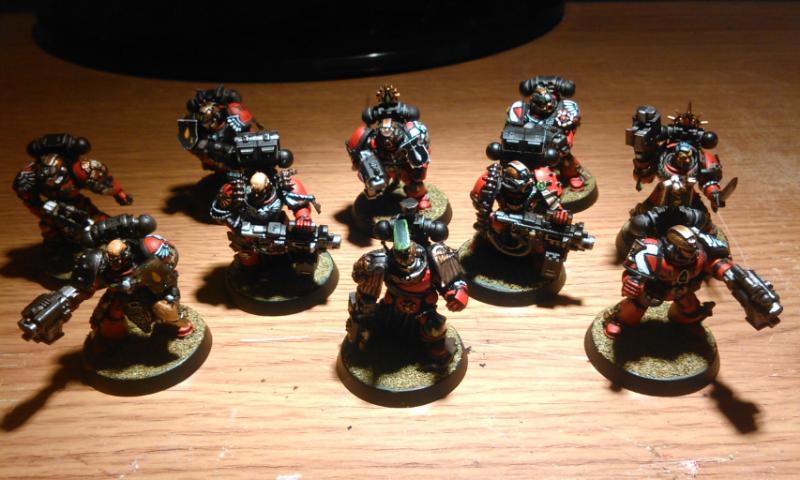 A Warhammer 40K Space Marines Sternguard Squad Storm Bolter