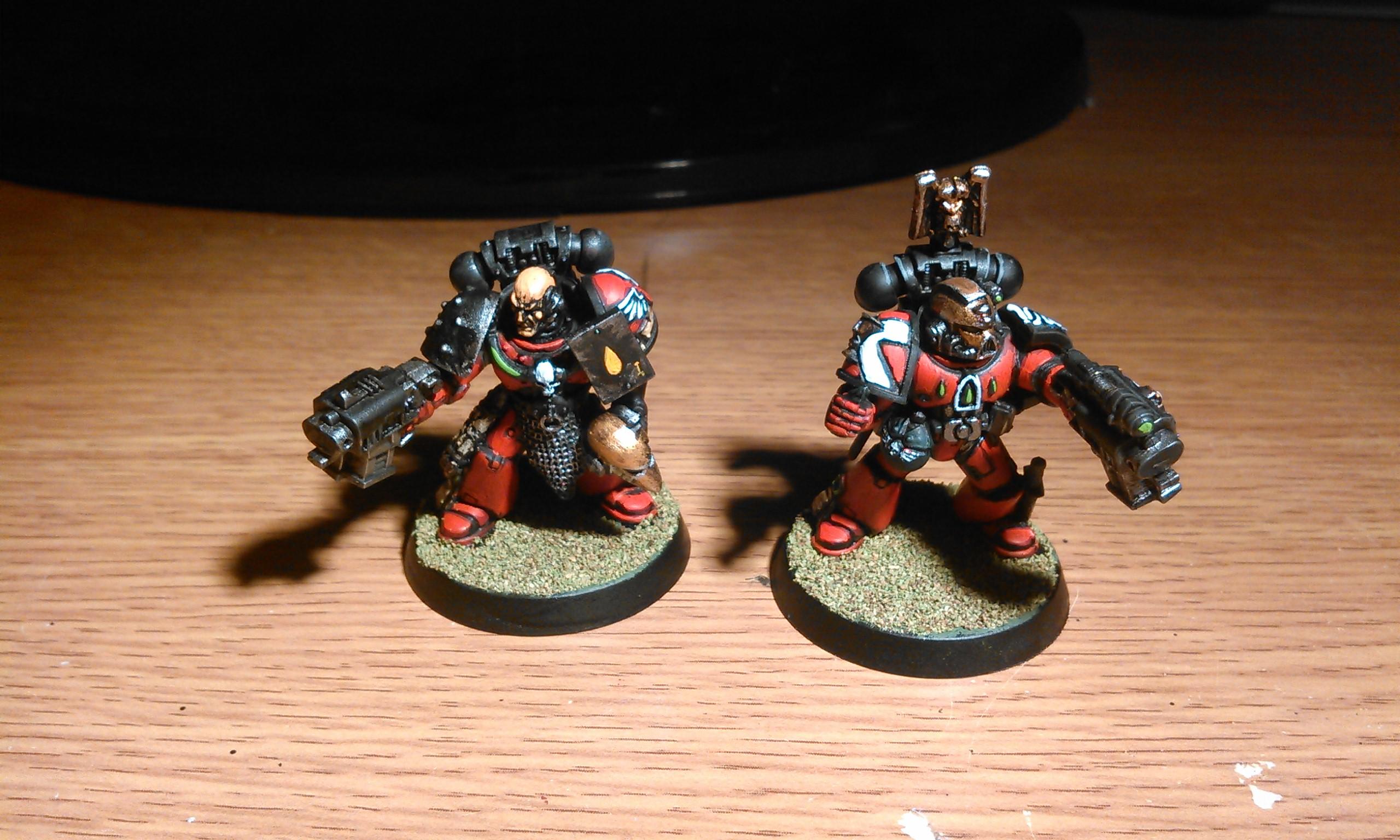 Blood Angels, Space Marines, Sternguard, Storm Bolters