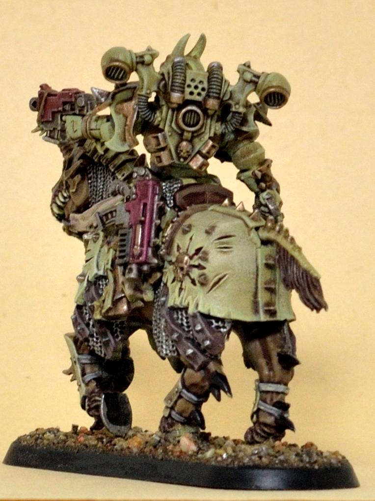 Bike, Chaos Knight, Chaos Space Marines, Conversion, Nurgle, Rider, Weathered