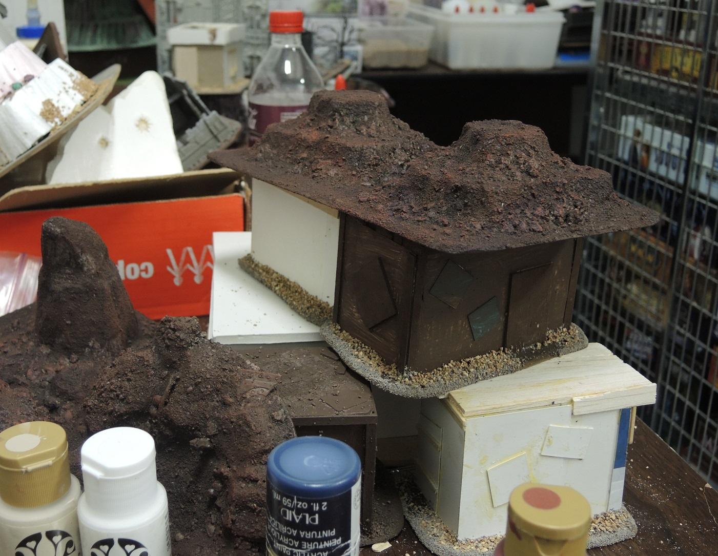 Alien, Buildings, Commission, Crags, Custom, Hills, Huts, Infinity, Jungles, Mountains, N3, Paradiso, Rocks, Scratch Build, Shanty, Terrain, Waaazag, Warhammer 40,000, Work In Progress