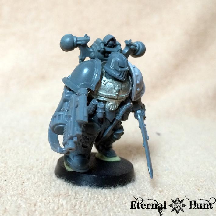 Champion, Chaos, Chaos Space Marines, Conversion, Iron Warriors, Kitbash, Warhammer 40,000, Work In Progress