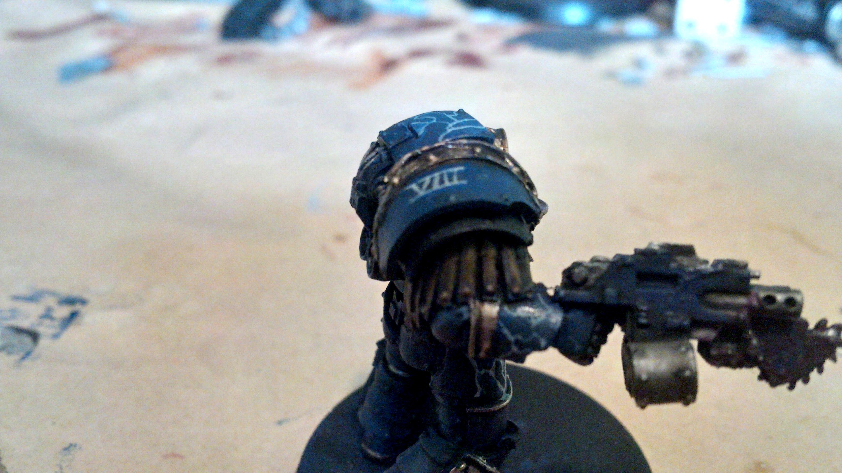 30k, Blue, Cataphractii, Gold, Horus Heresy, Lightning, Night Lord, Skull, Terminator Armor