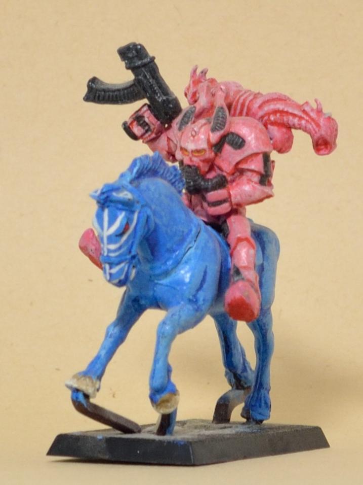 Chaos Space Marines, Horse, Pink, Rider, Rouge Trader