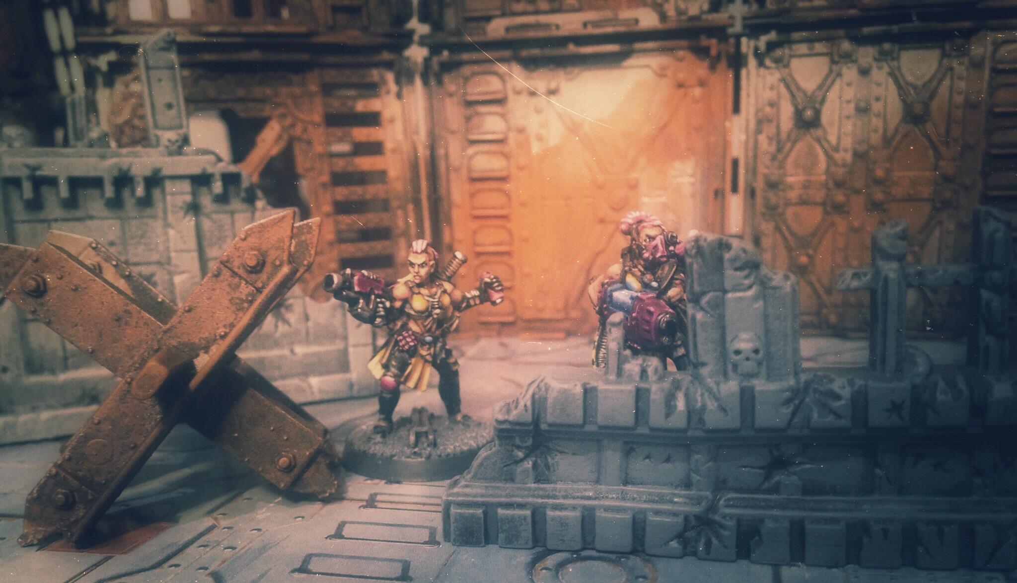 Escher, Necromunda, Escher gang in ruins