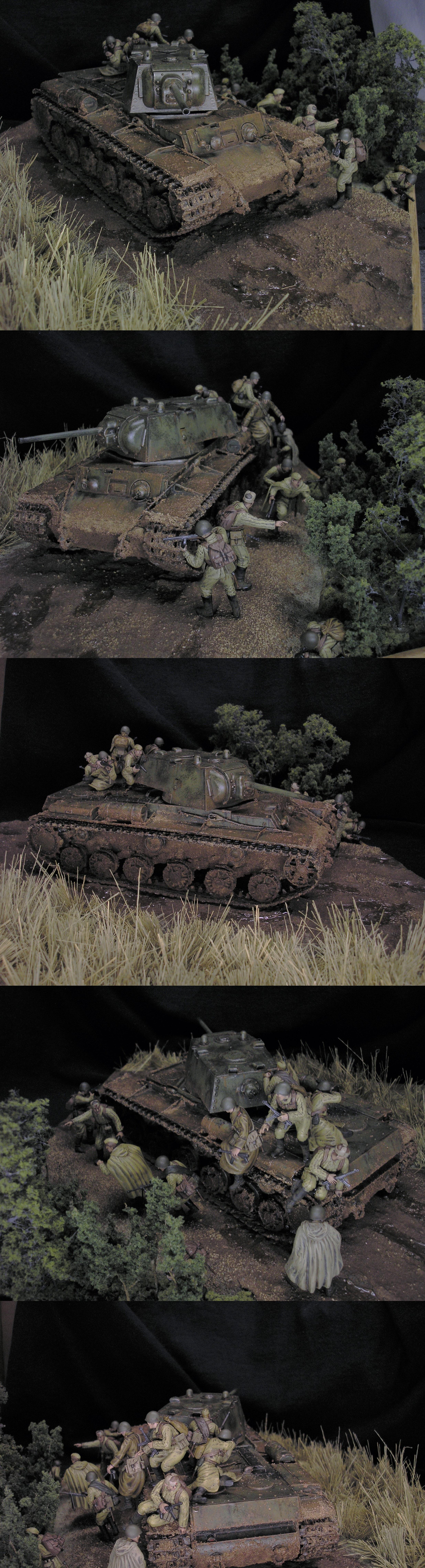 Kv-1, Tank, Ussr, World War 2