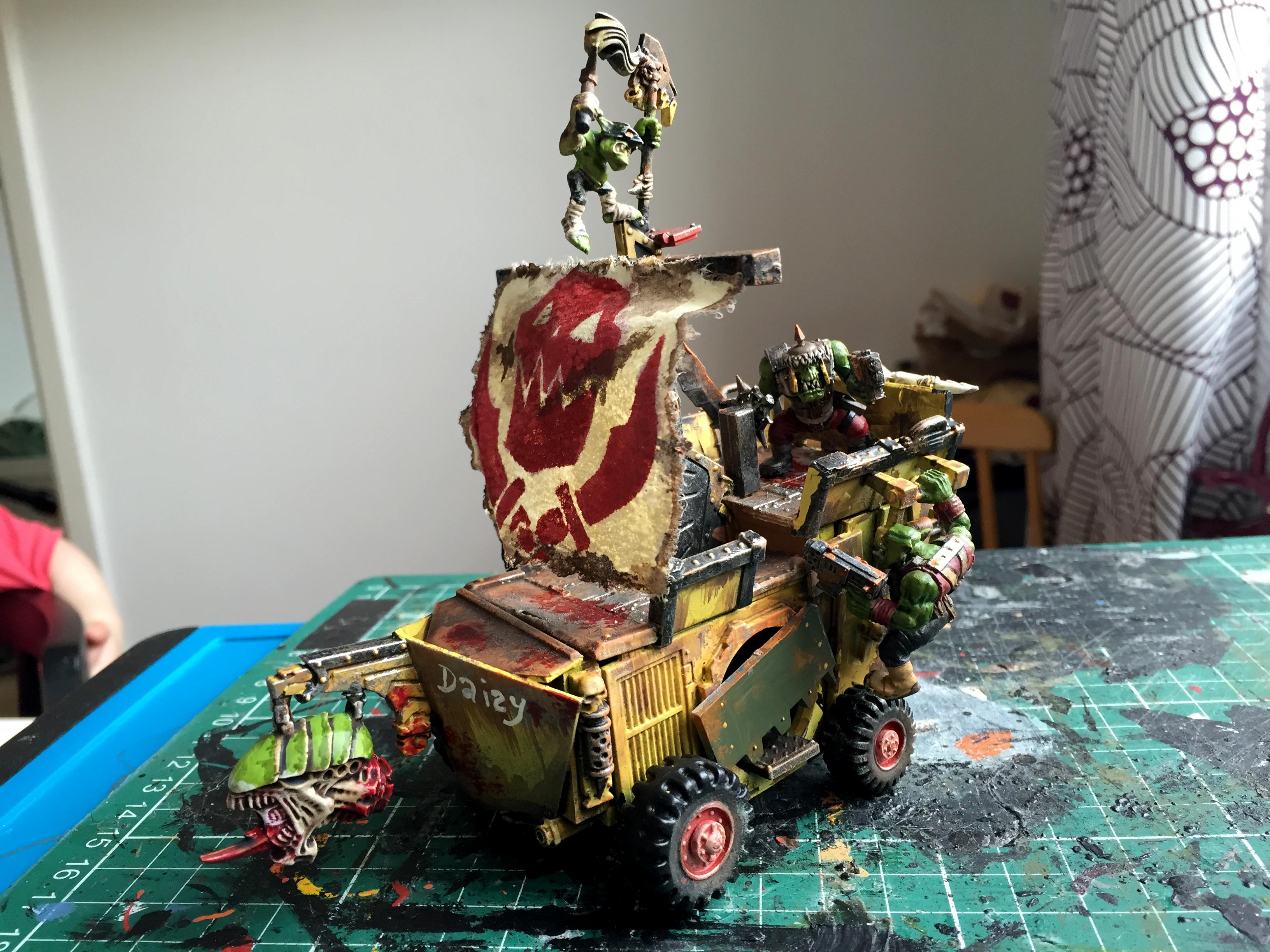 Orks, Pirates, Scratch Build, Trukk