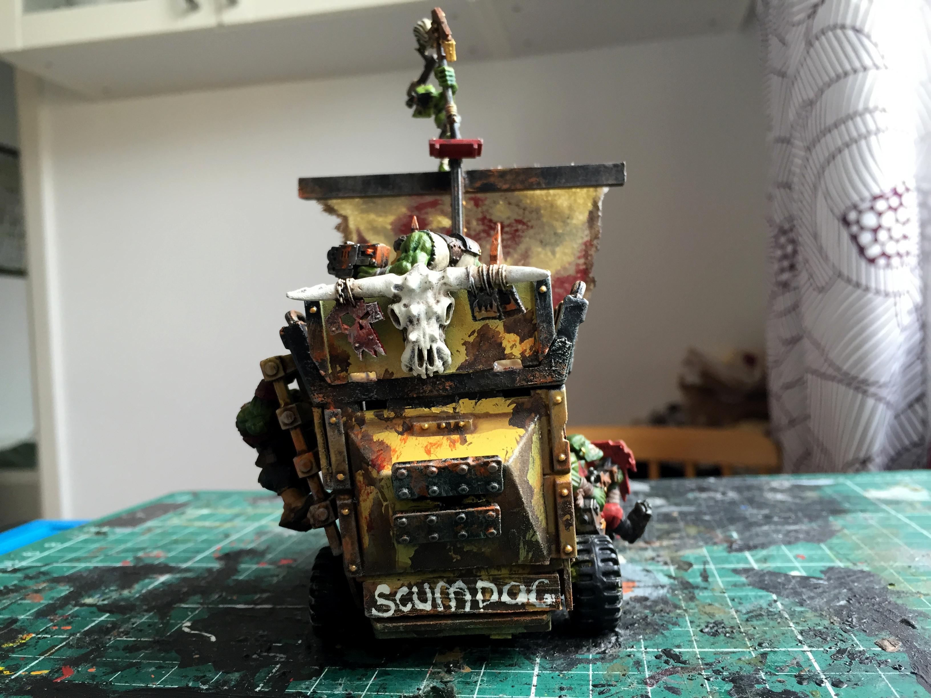Orks, Pirates, Scratch Build, Trukk
