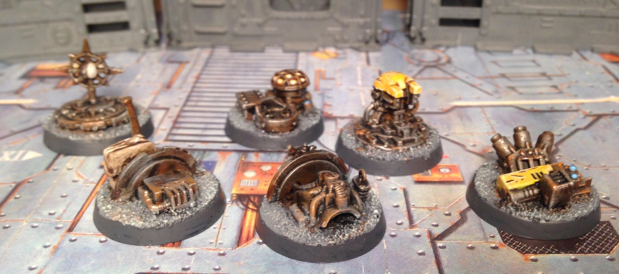 Necromunda, 6x loot tokens (back)