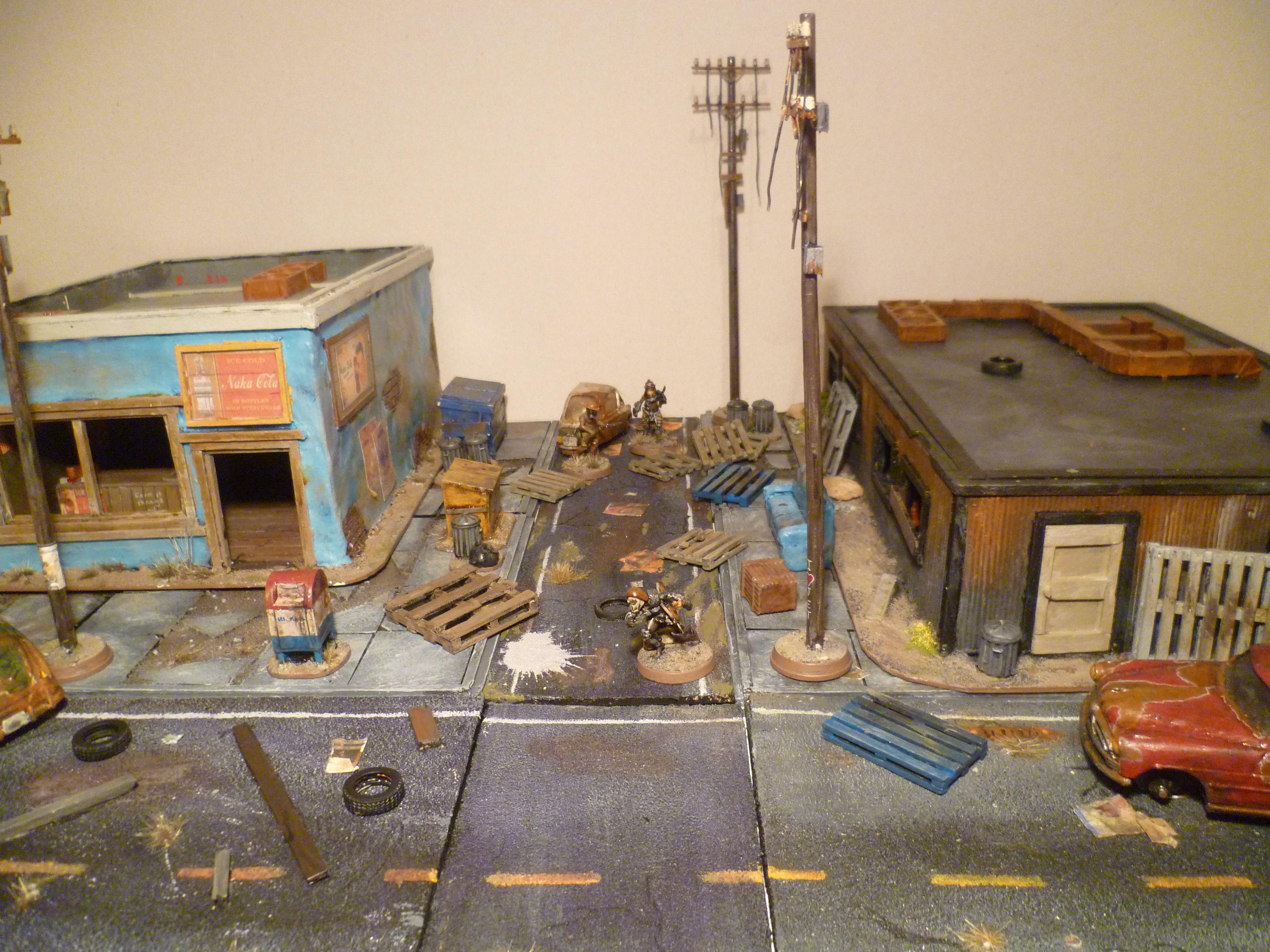 Apocalyptic, Fallout, Post, Post Apocalyptic, Ruin, Street, Terrain, Urban