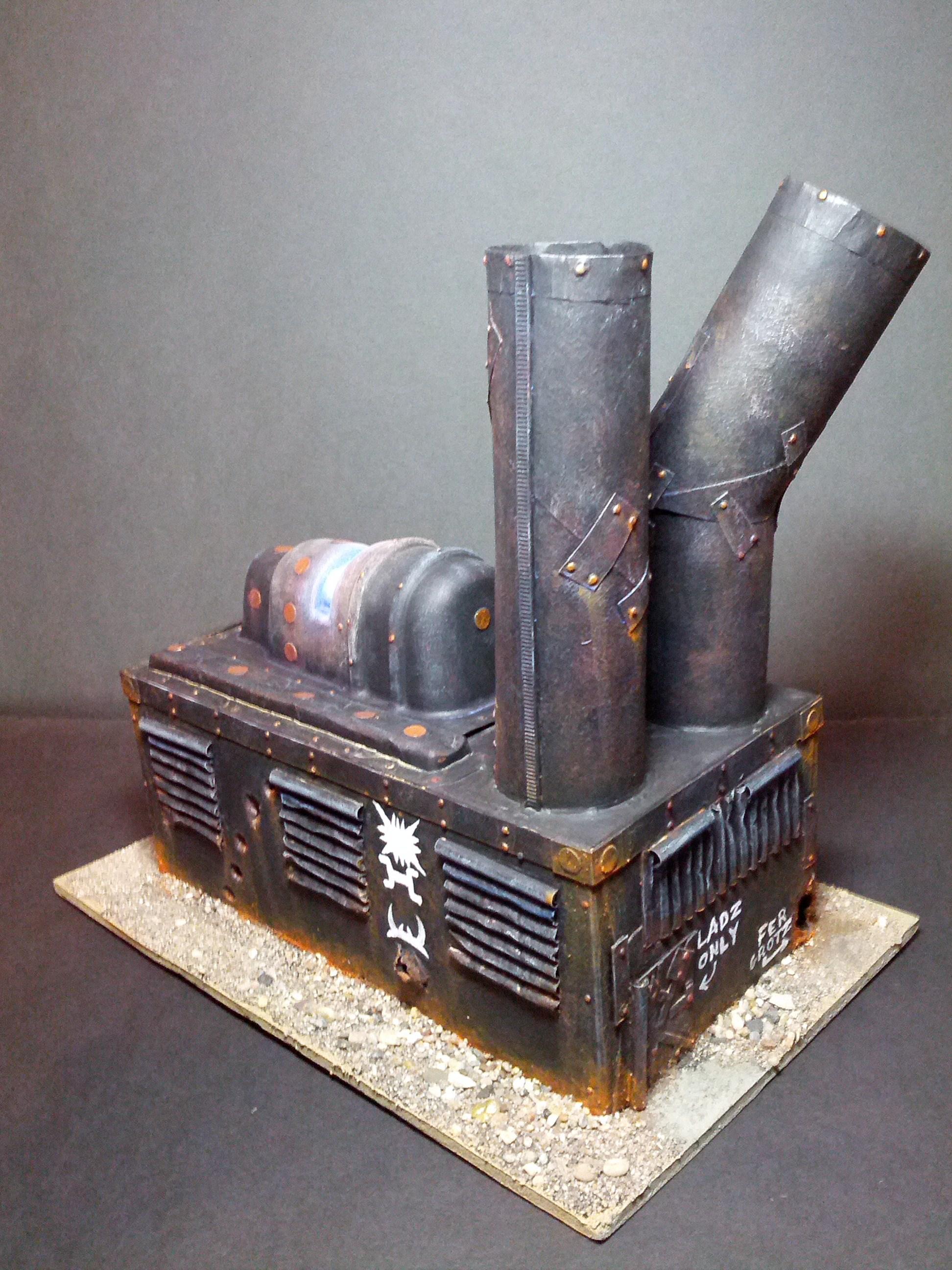Orks, Plasma, Rust, Scratch Build, Terrain