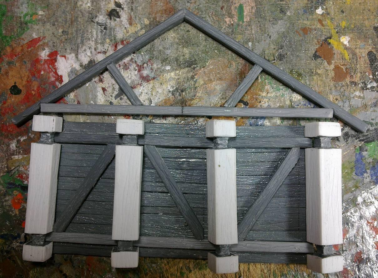 Wooden Hut Kit wip 4.5; roof sneak peek. 