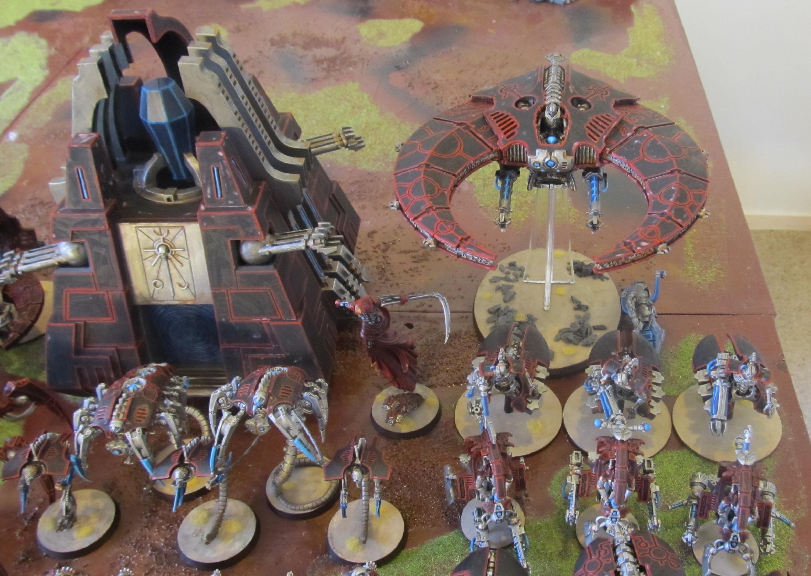 Necron Army done Back right