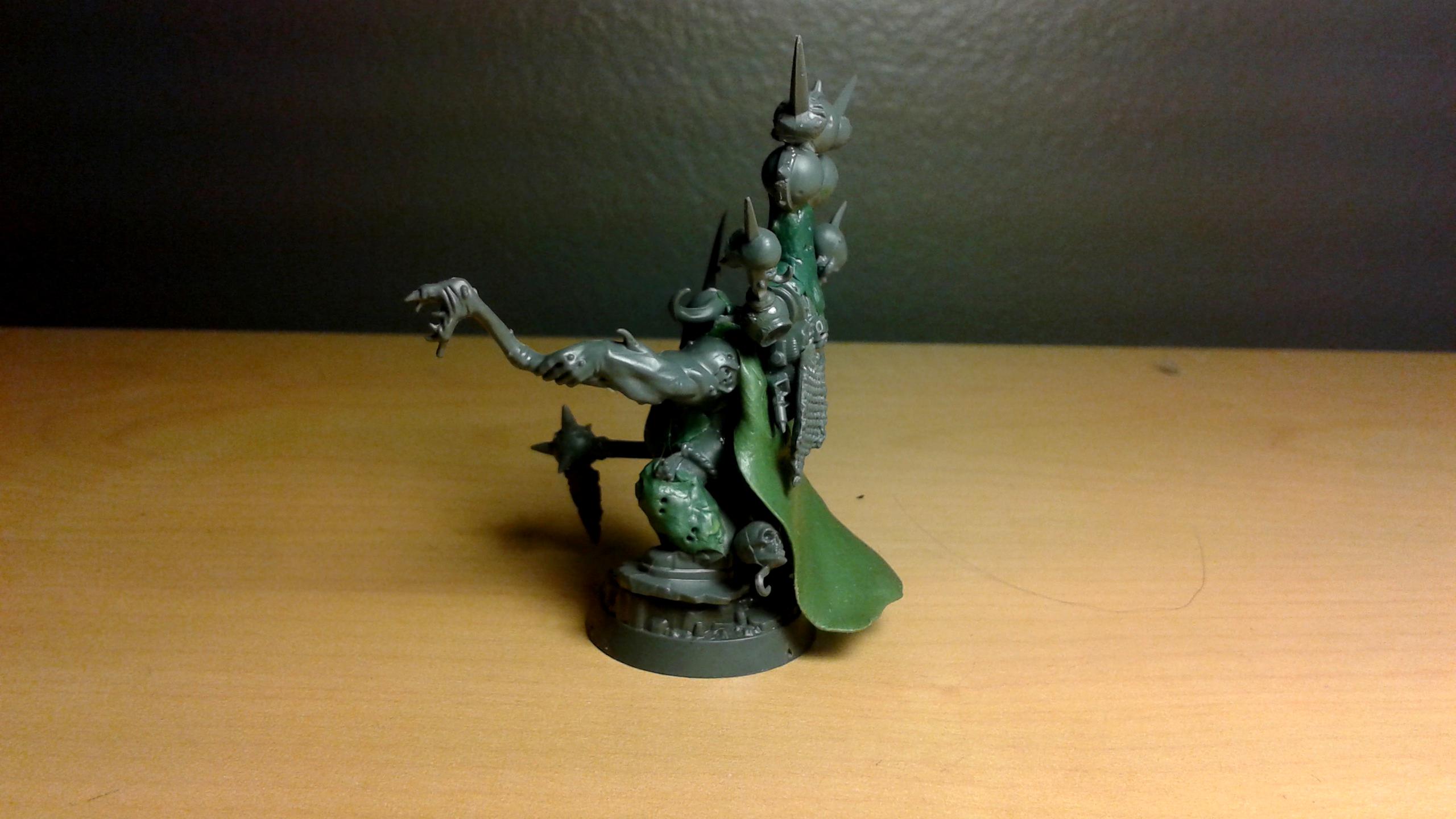 Chaos Lord Nurgle side