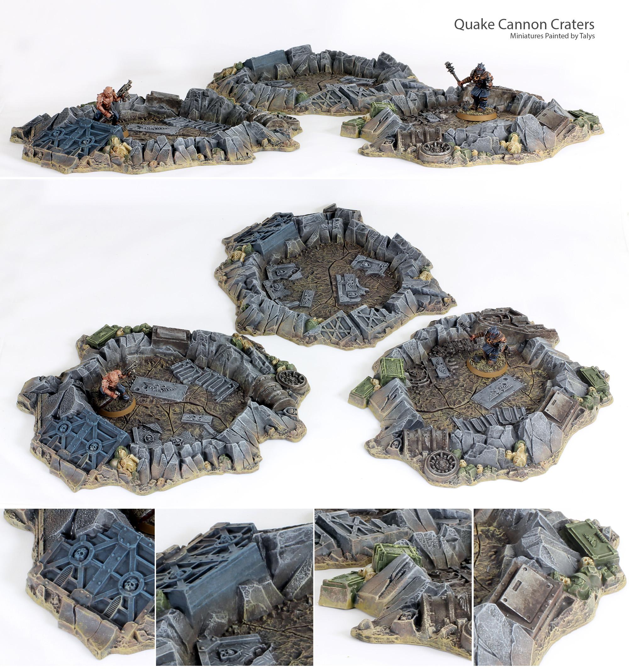 Craters, Terrain, Warhammer 40,000