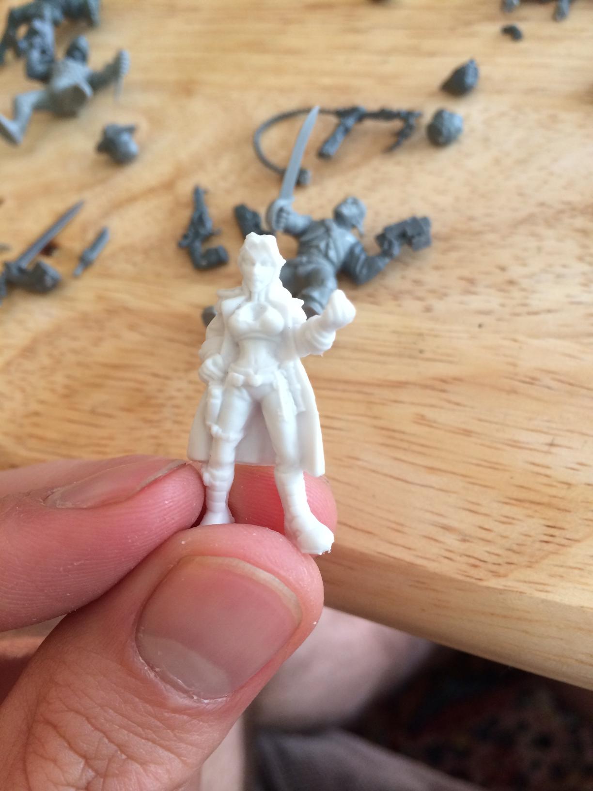 This is my captain. I may switch out her left hand fpr a gun or sword