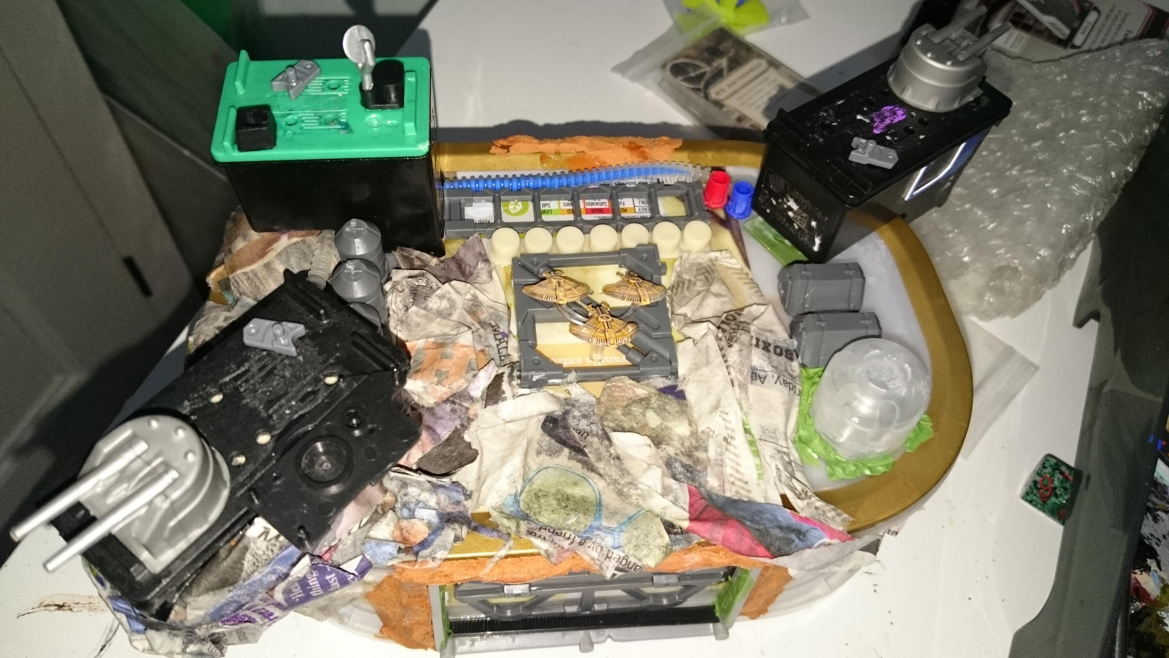 Work In Progress, scale shot - tiny