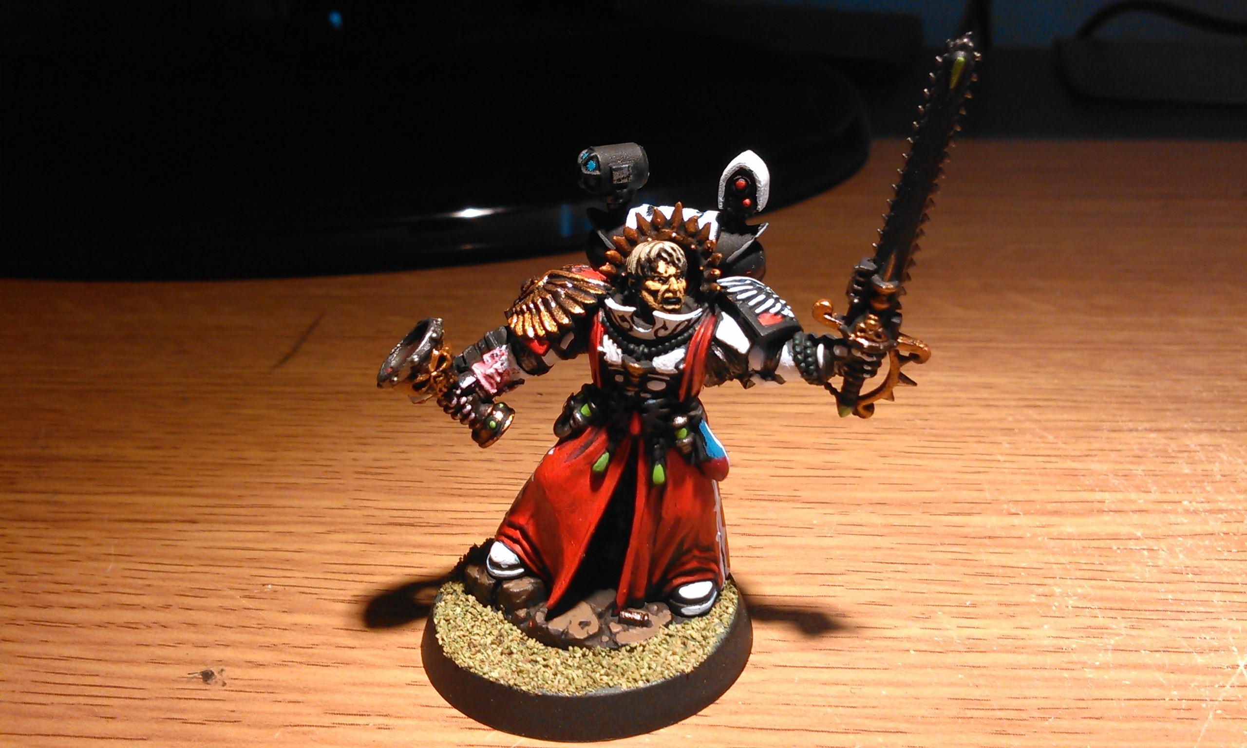 Apothecary, Blood Angels, Blood Chalice, Chainsword, Sanguinary Priest, Space Marines