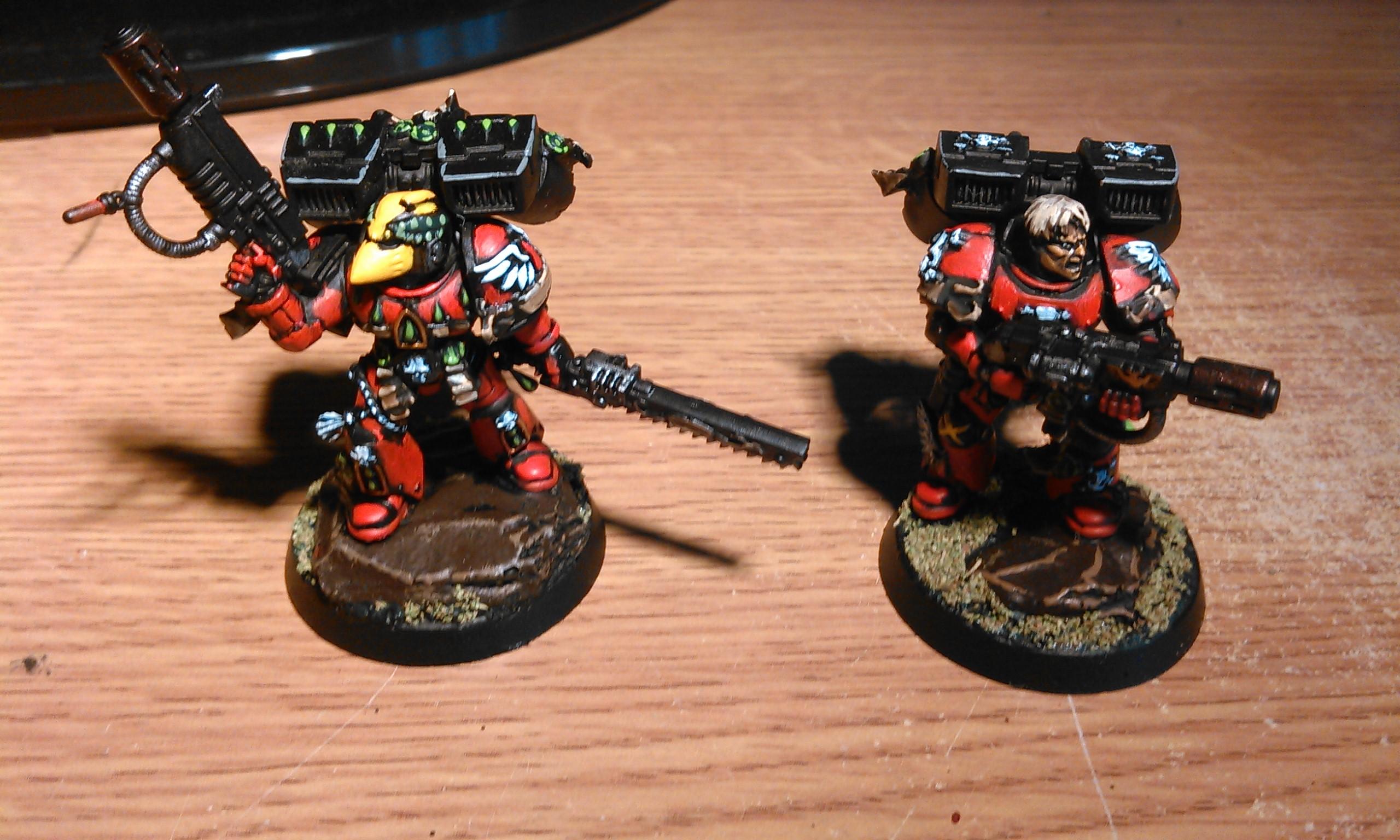 Assault Marines, Blood Angels, Death Company, Melta Guns