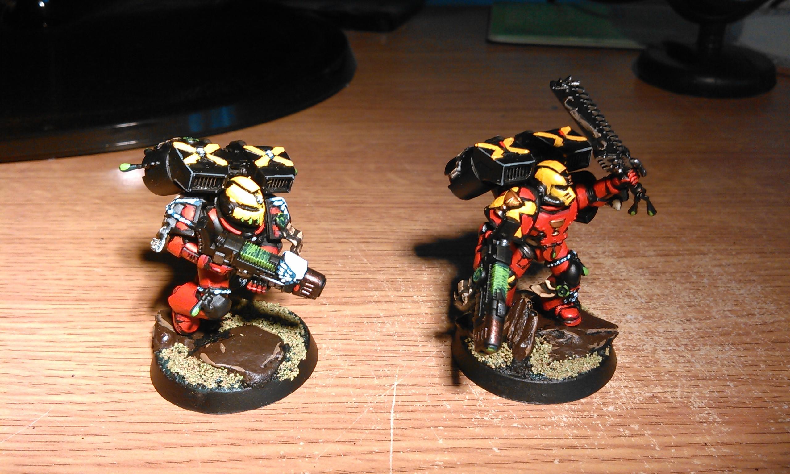 Assault Marines, Blood Angels, Death Company, Plasma Guns