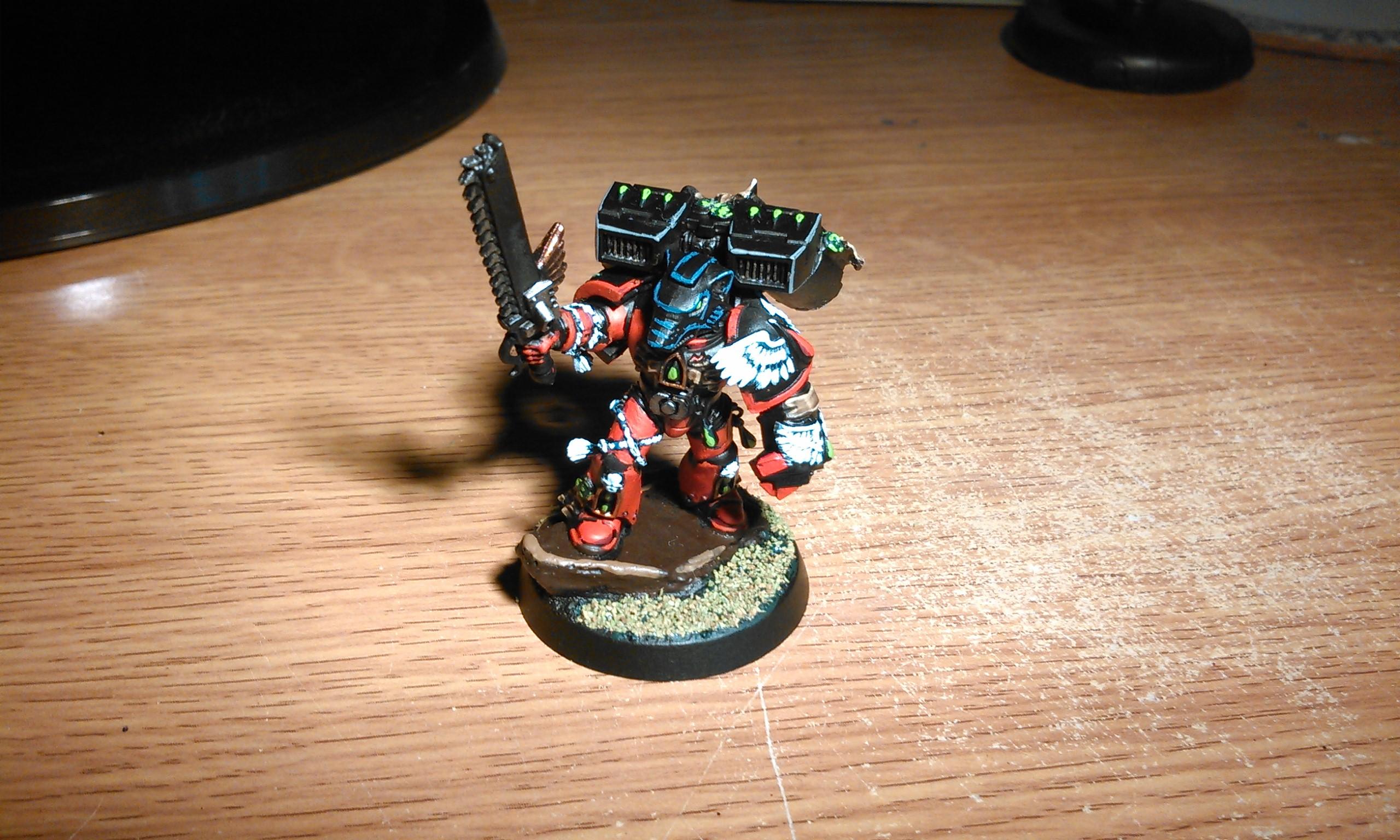 Assault Marines, Blood Angels, Death Company, Power Fist, Sergeant