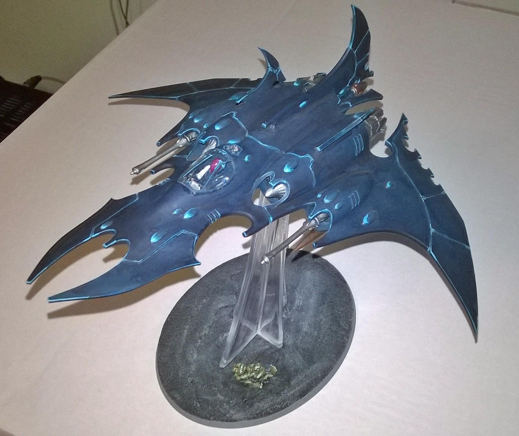 Blue, Dark Eldar, Flyer, Pink, Razorwing