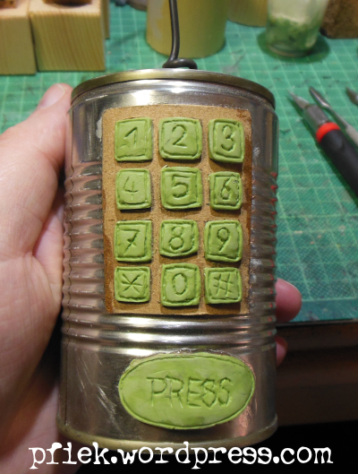 Fun, Selfmade wireless tin can phone - WIP