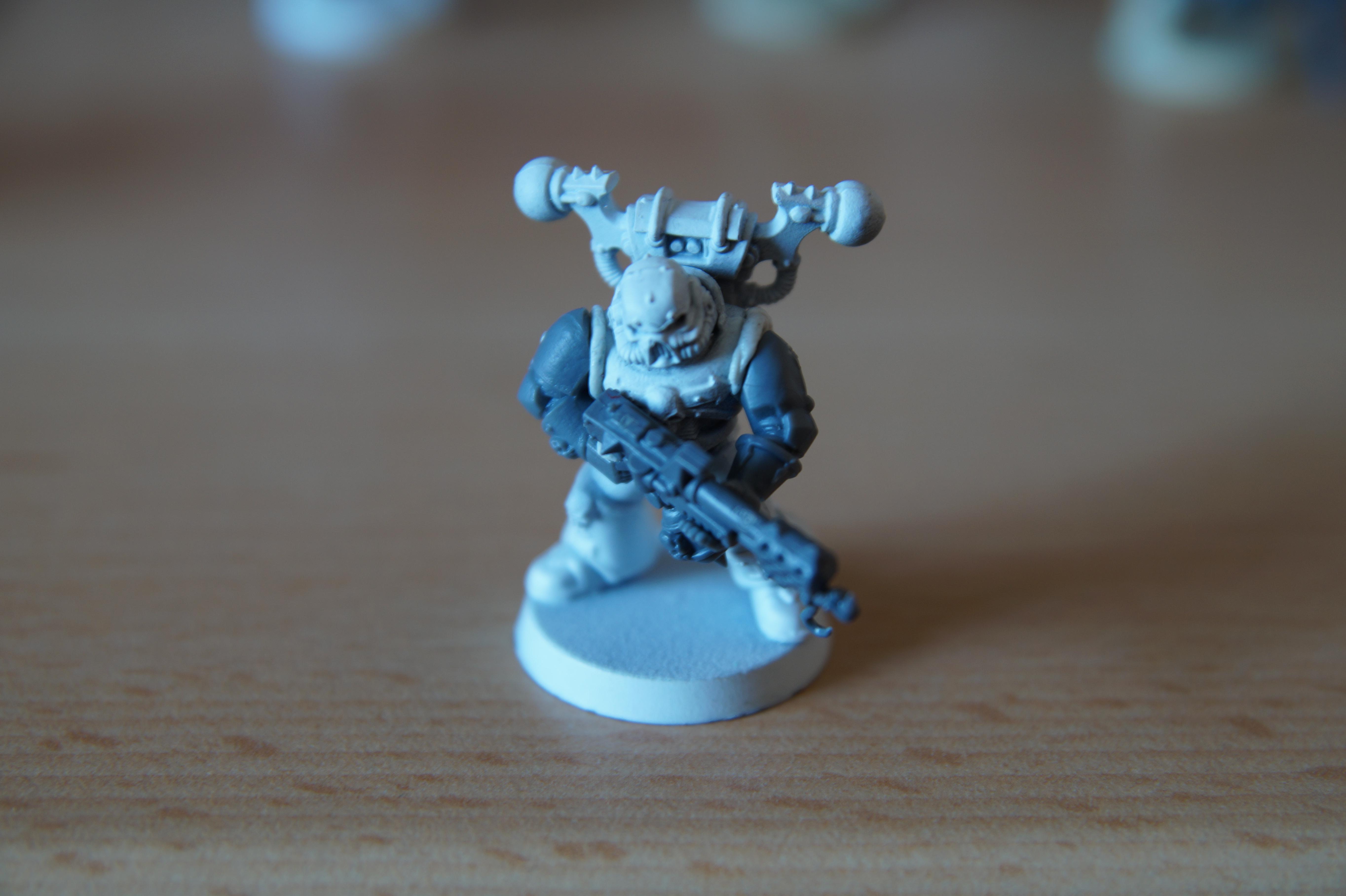 Chaos, Chaos Space Marines, Single Model, Warhammer 40,000, Work In Progress