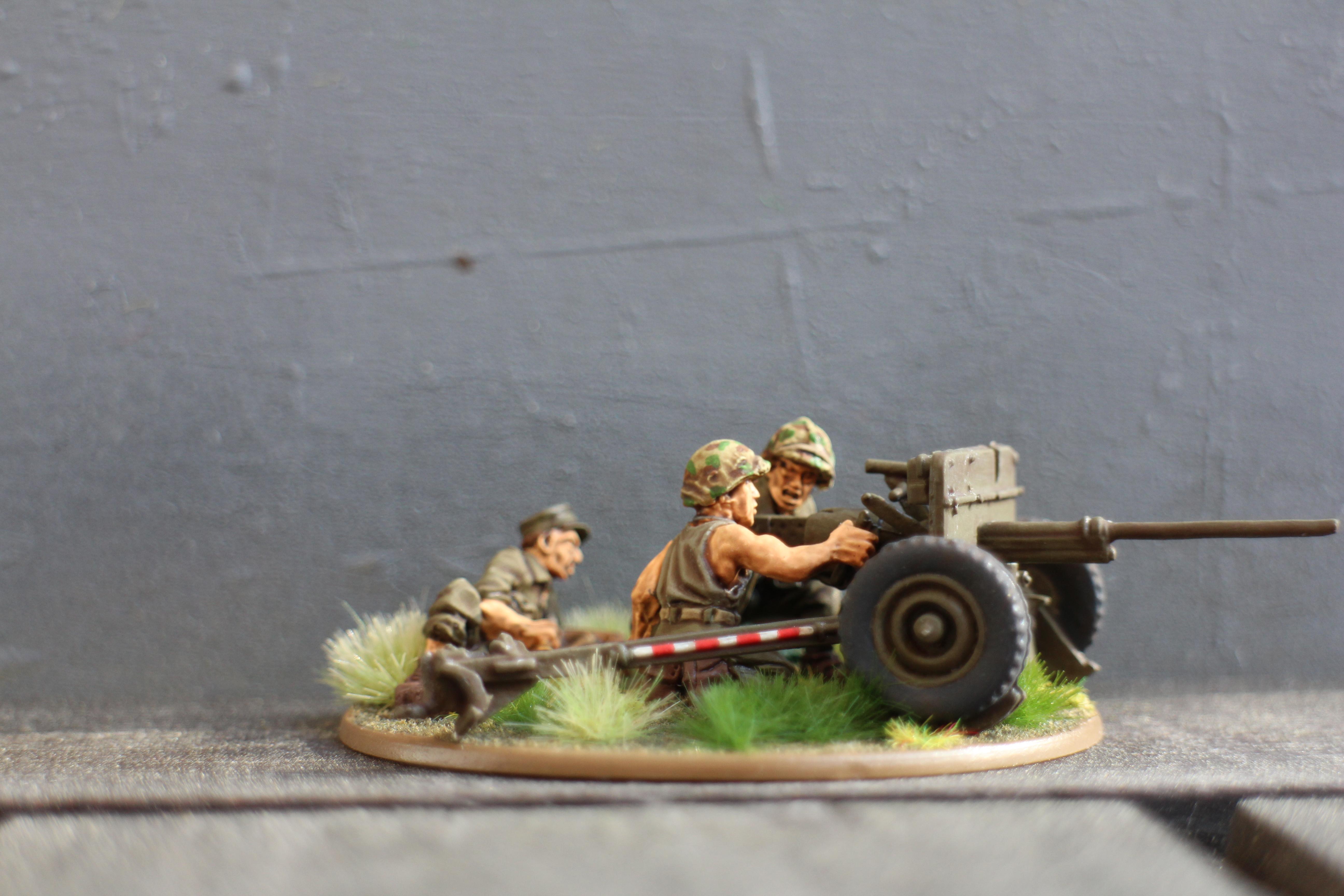 World War 2, USMC 37mm AT gun 2