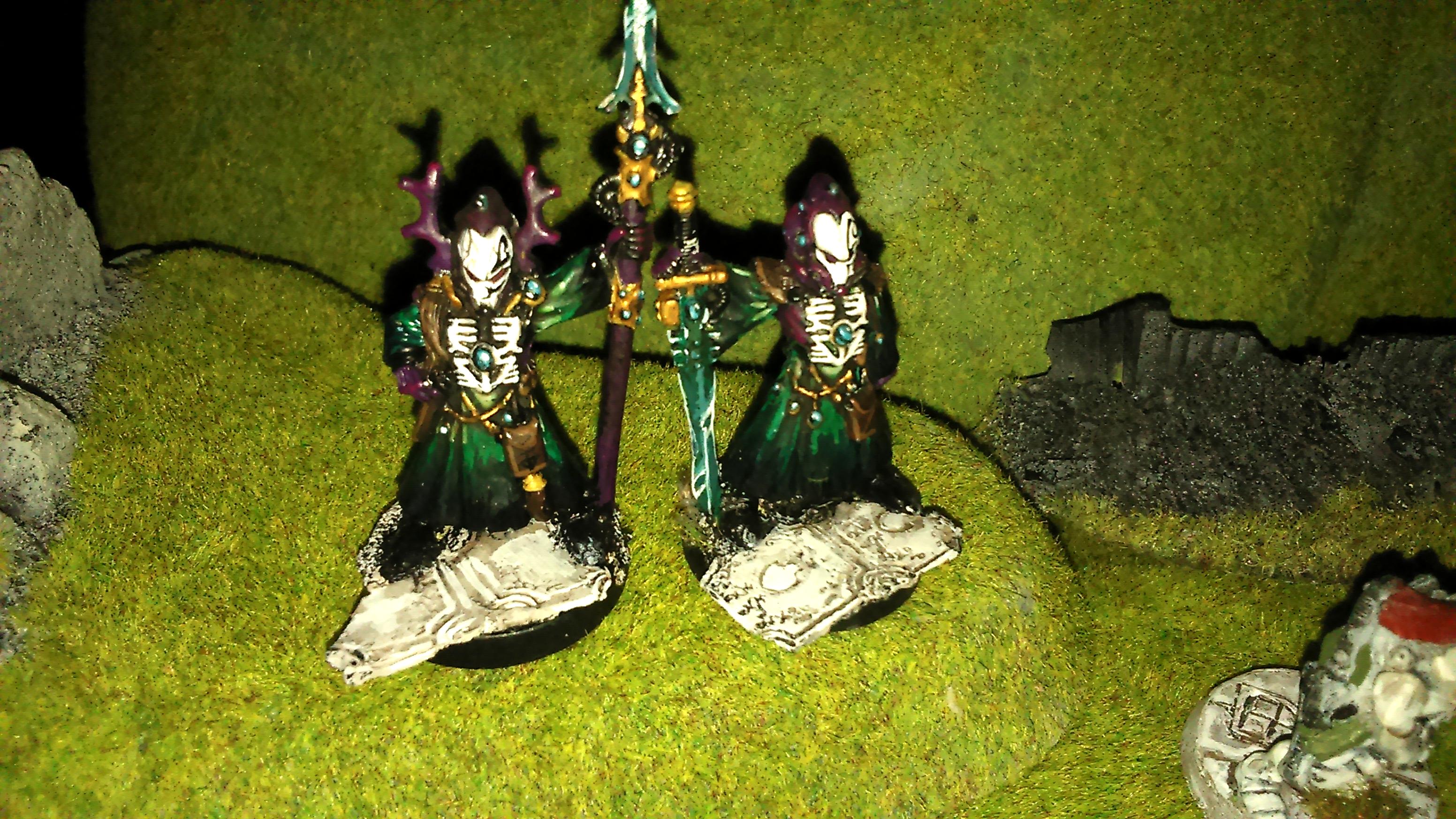Craftworld, Eldar, Freehand, Pro Painted, Retro