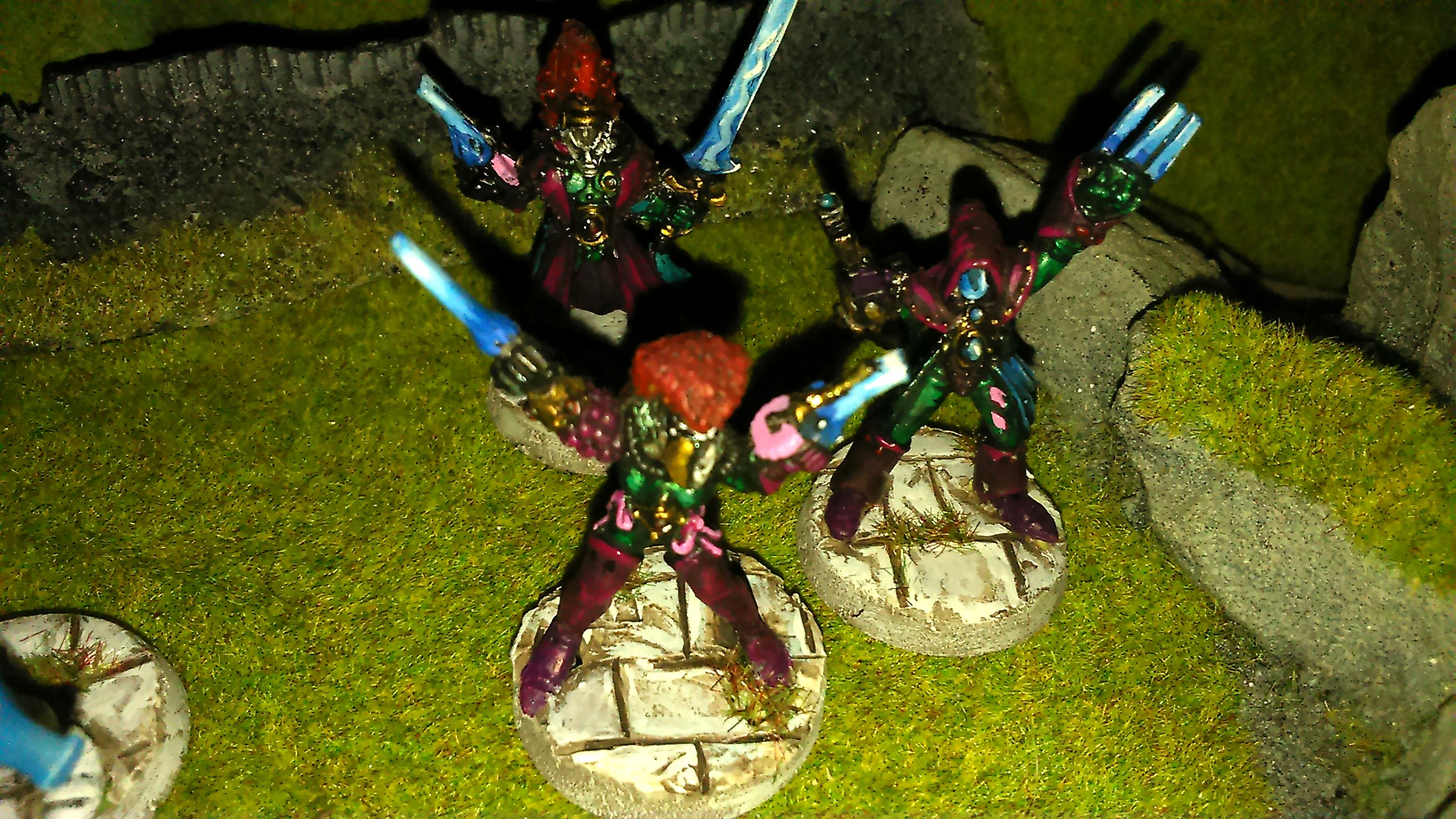 Craftworld, Eldar, Freehand, Pro Painted, Retro