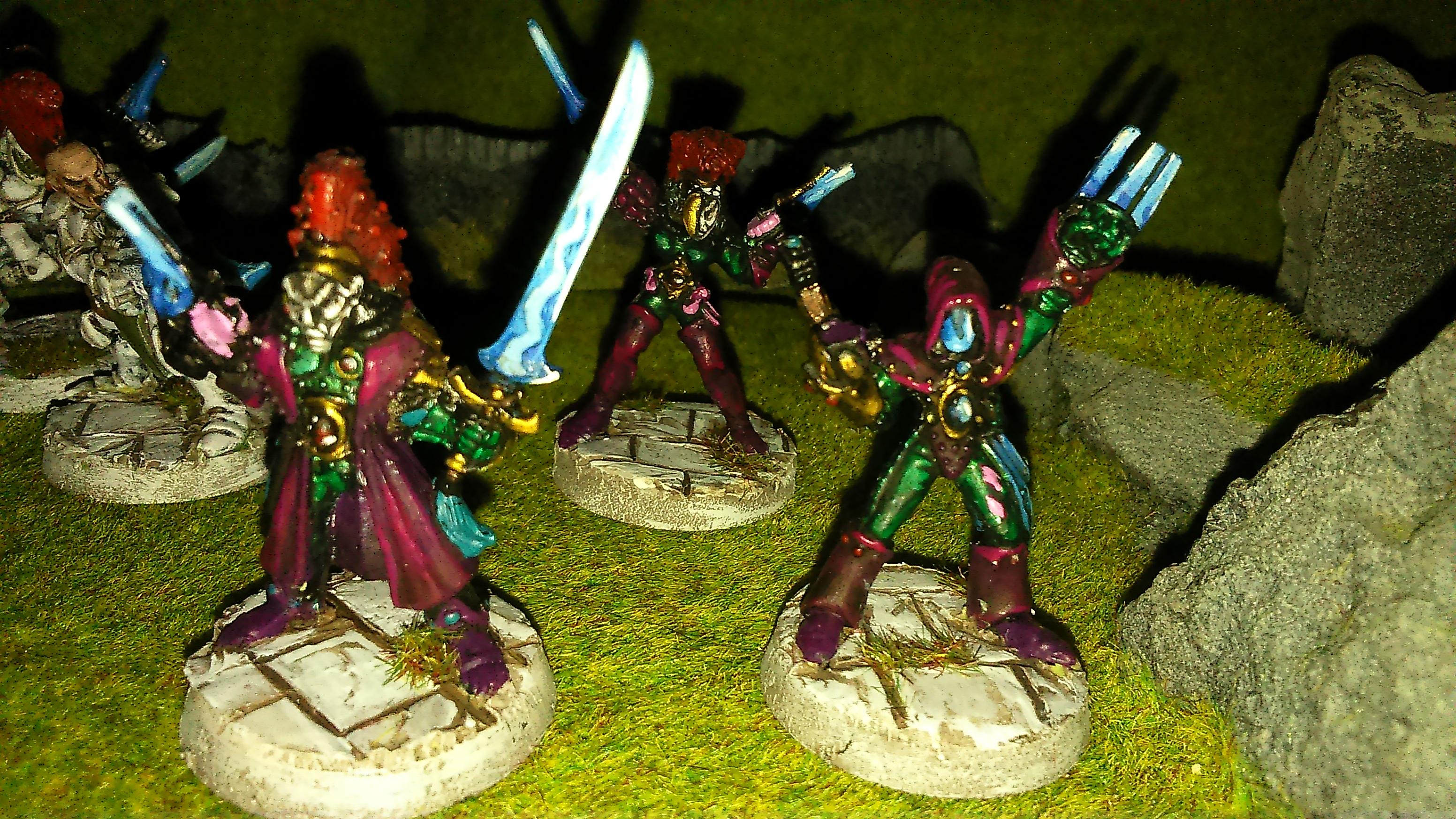 Craftworld, Eldar, Freehand, Pro Painted, Retro