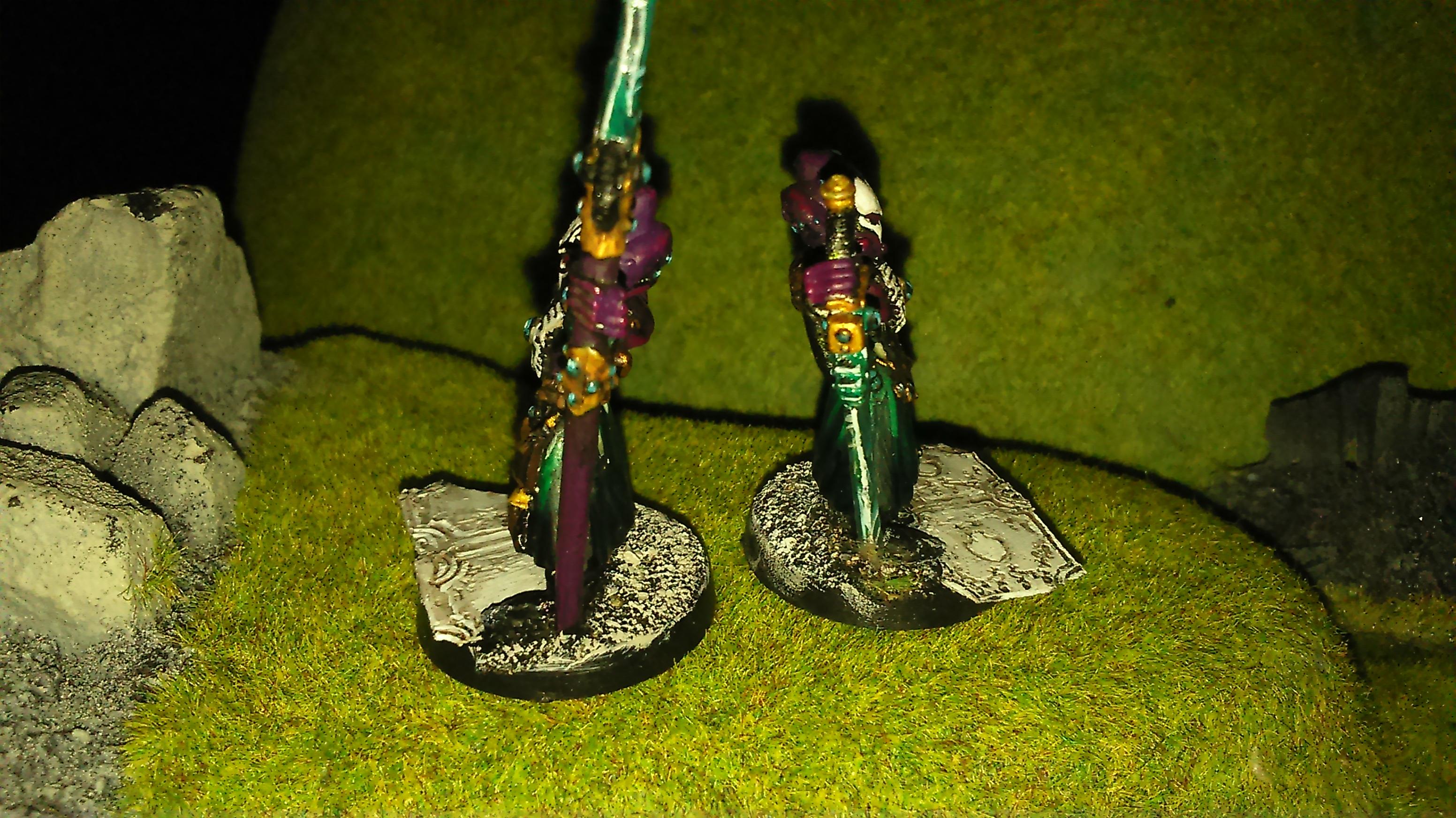 Craftworld, Eldar, Freehand, Pro Painted, Retro