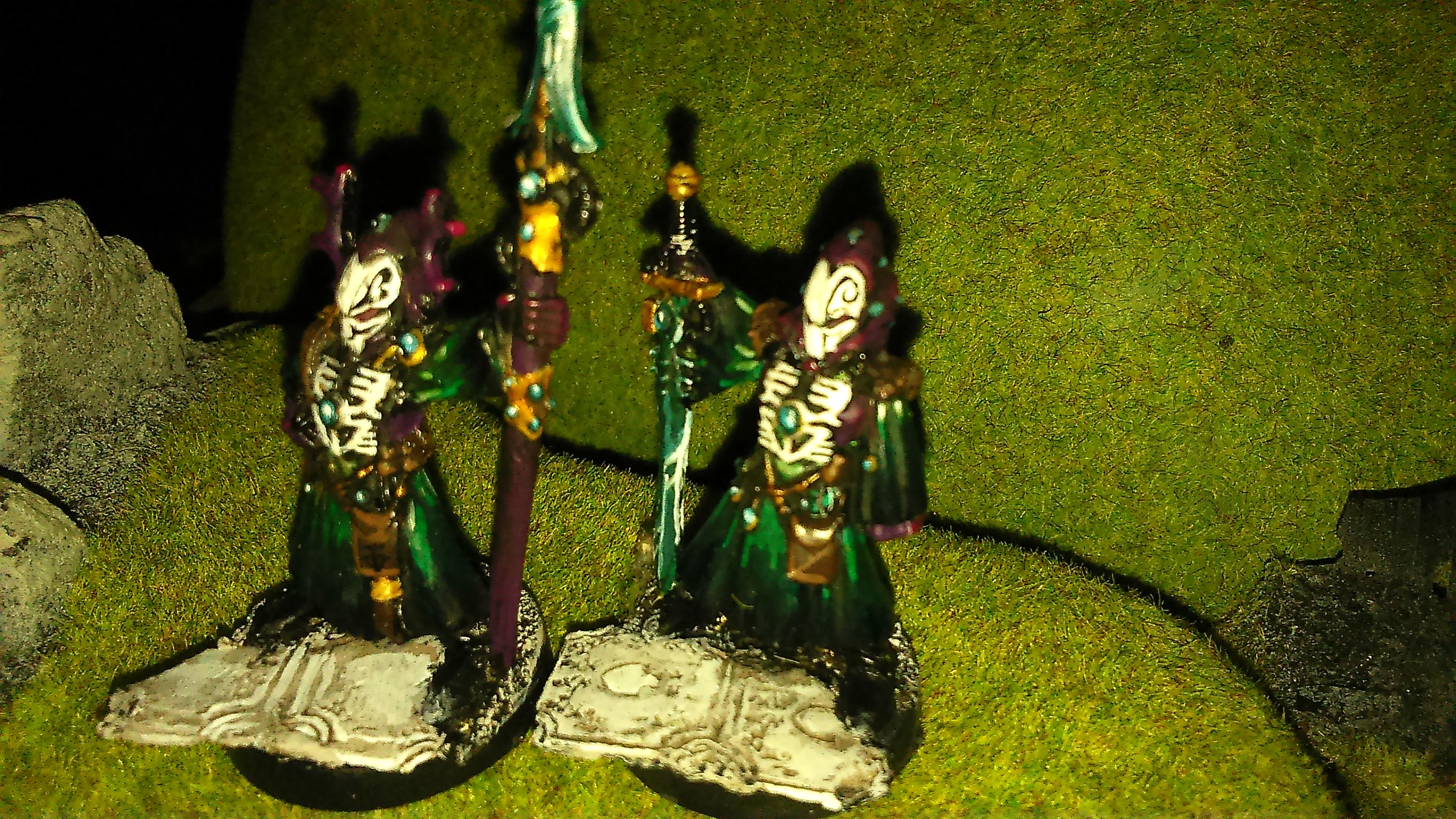 Craftworld, Eldar, Freehand, Pro Painted, Retro