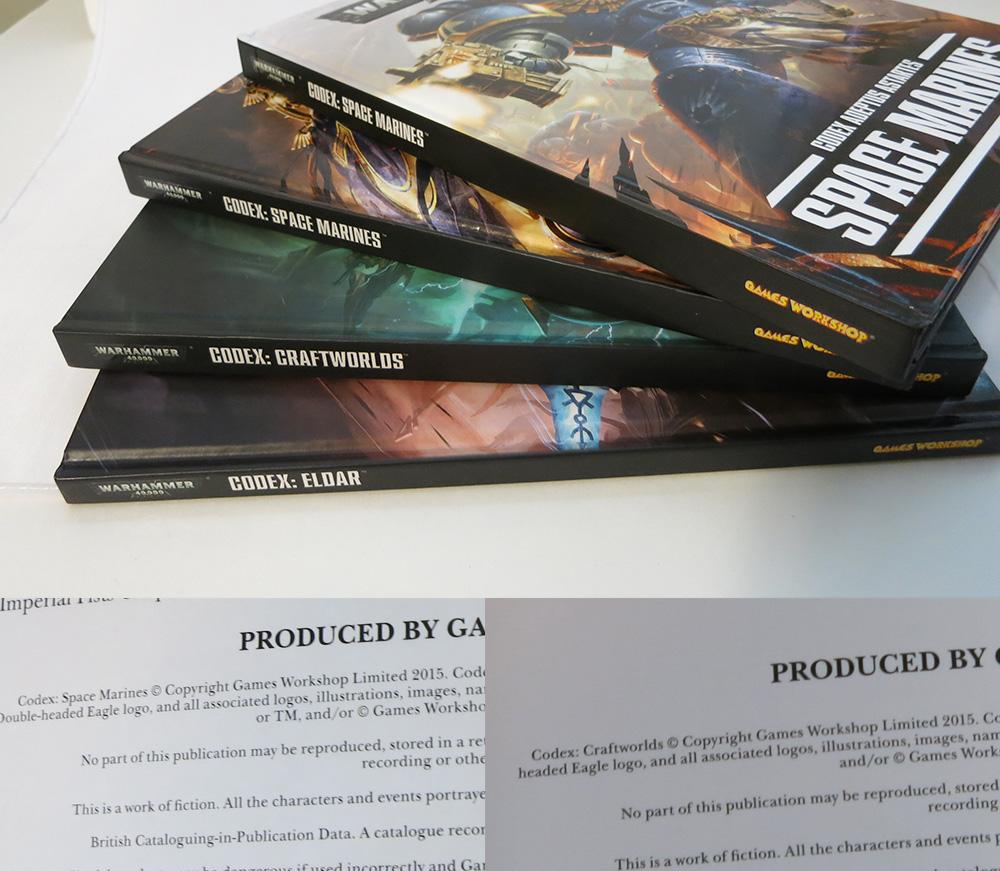 Codex Space Marines vs Codex Craftworlds