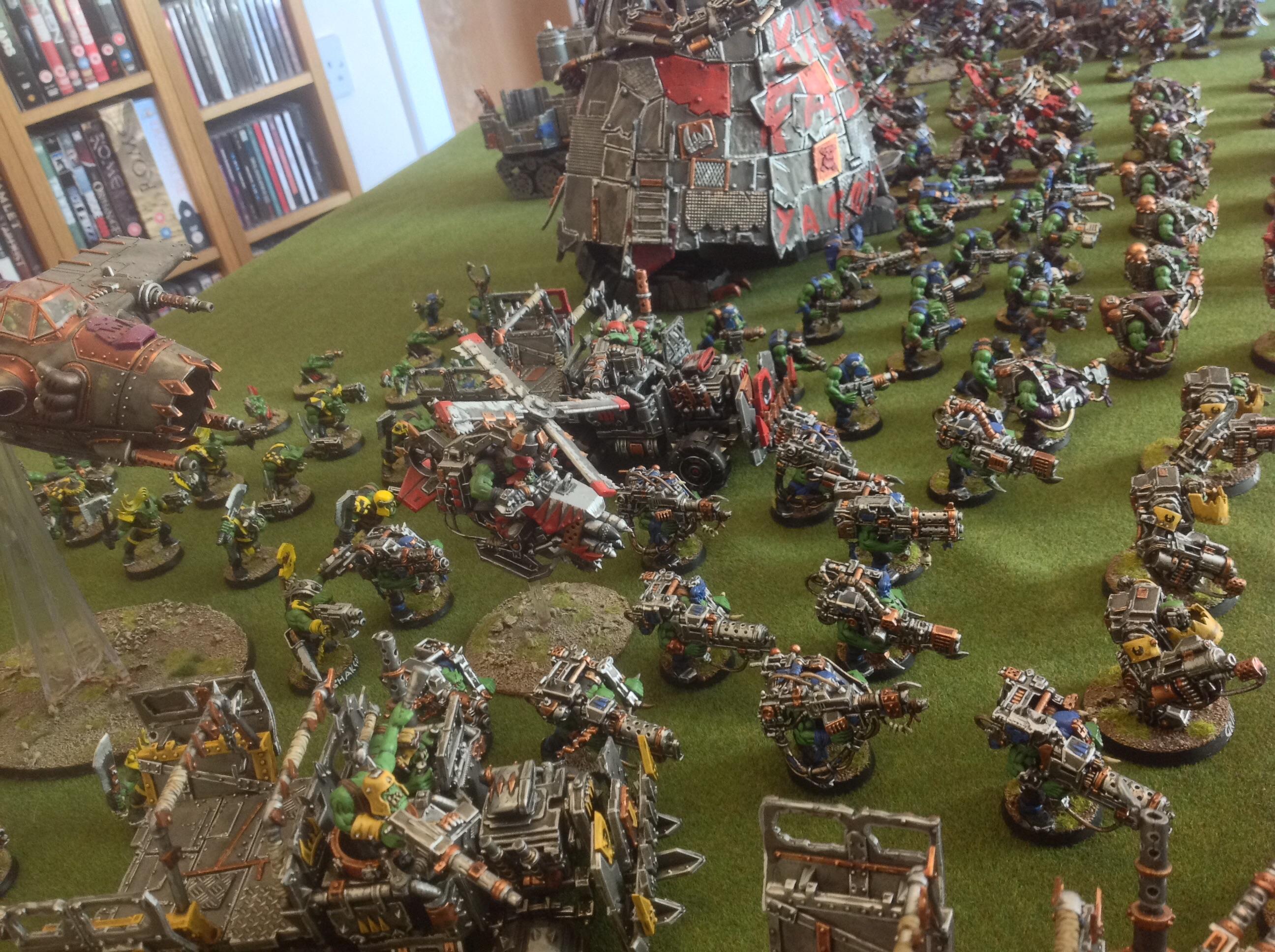 Orks, My entire Ork collection, lined up 4/8