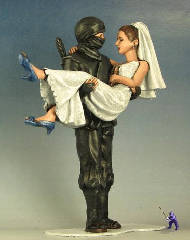 Bride, Cute, Ninjas, Wedding