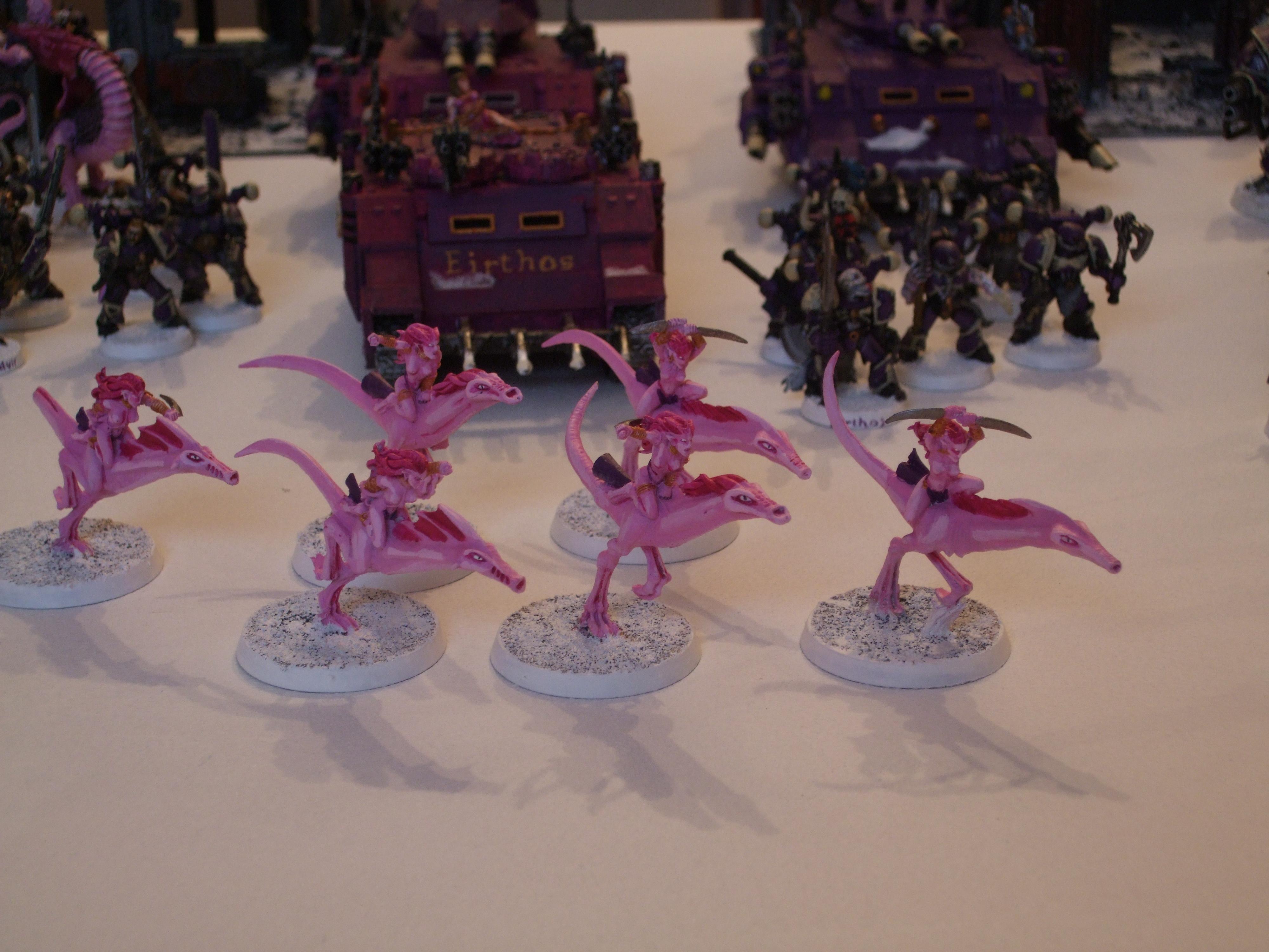 Chaos Space Marines, Emperor's Children, Pink, Purple, Slaanesh, Snow