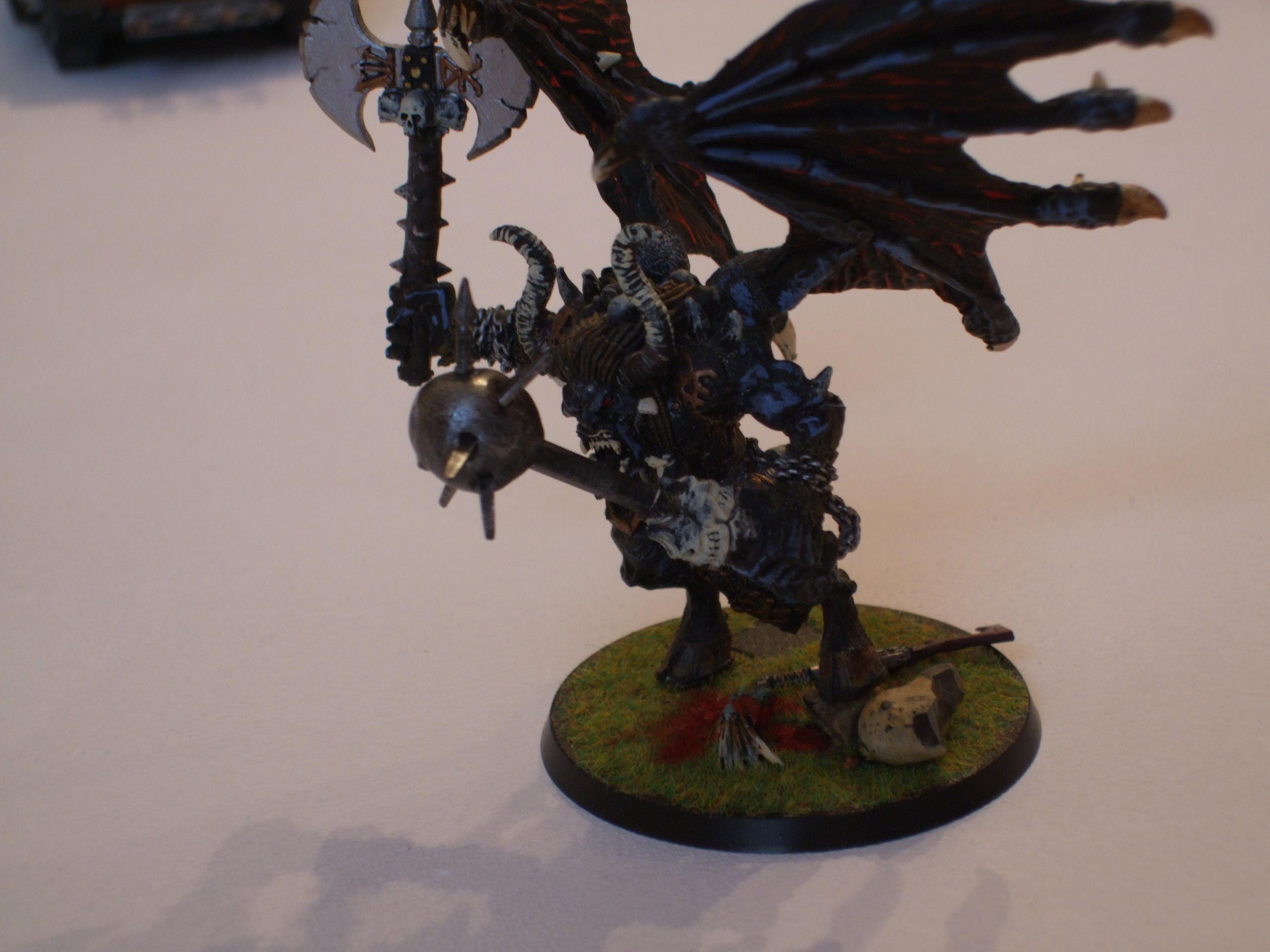 Chaos Space Marines, Gold, Grass Base, Khorne, Khorne Daemonkin, Out Of Production, Red, Warhammer 40,000, World Eaters
