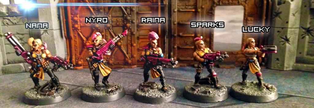 Escher, Necromunda, House Escher Gang