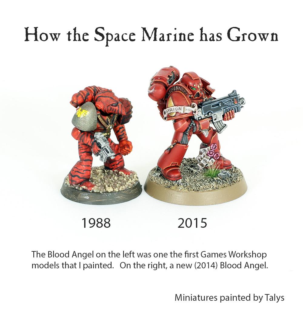Blood Angels, Oldhammer, Rogue Trader, Scale, Space Marines