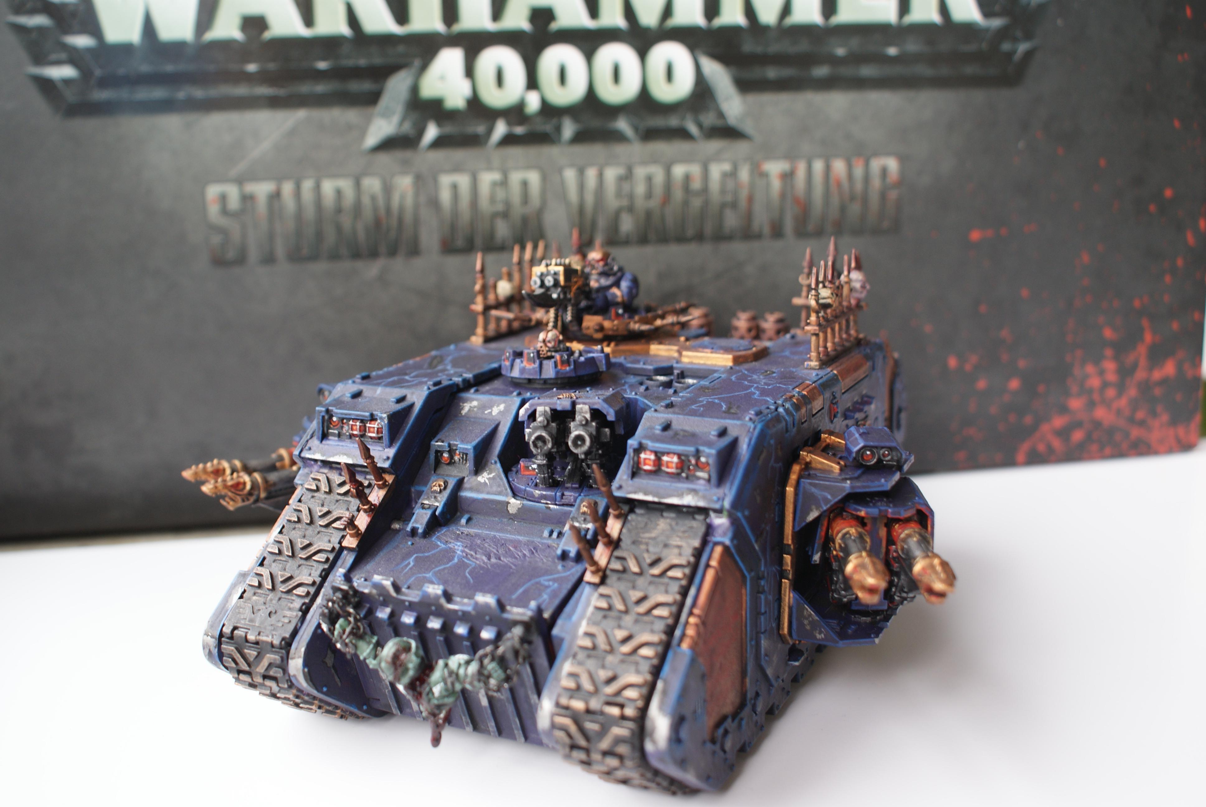 Chaos, Chaos Space Marines, Land Raider, Lightning Effect, Night Lords, Space Marines, Traitor Legion
