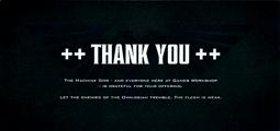 Thank You Adeptus Mechanicus