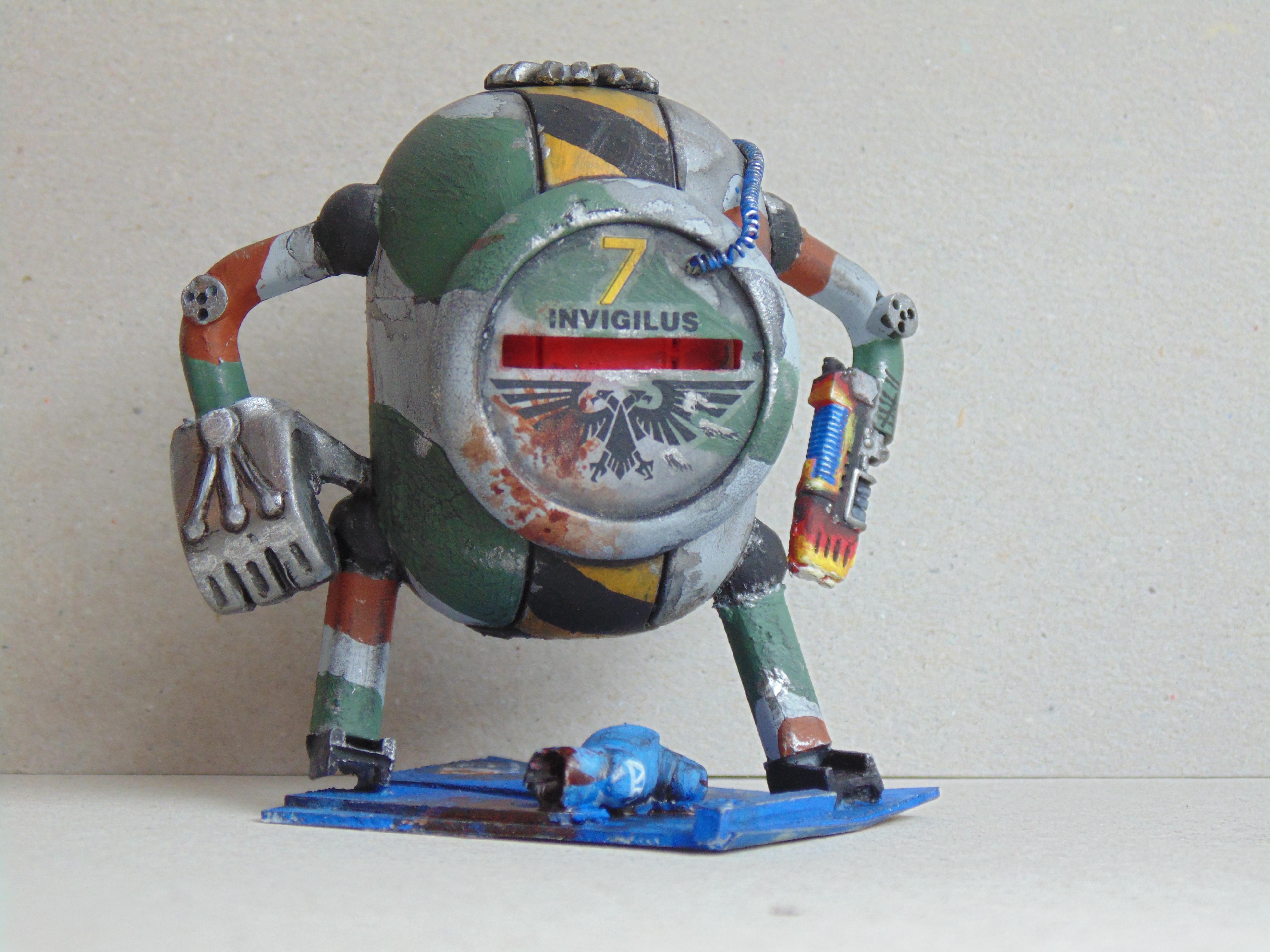 Bob, Conversion, Cute, Dreadnought, Fun, Humor, Imperial, Ogres, Ogryns, Plankton, Robot, Sponge