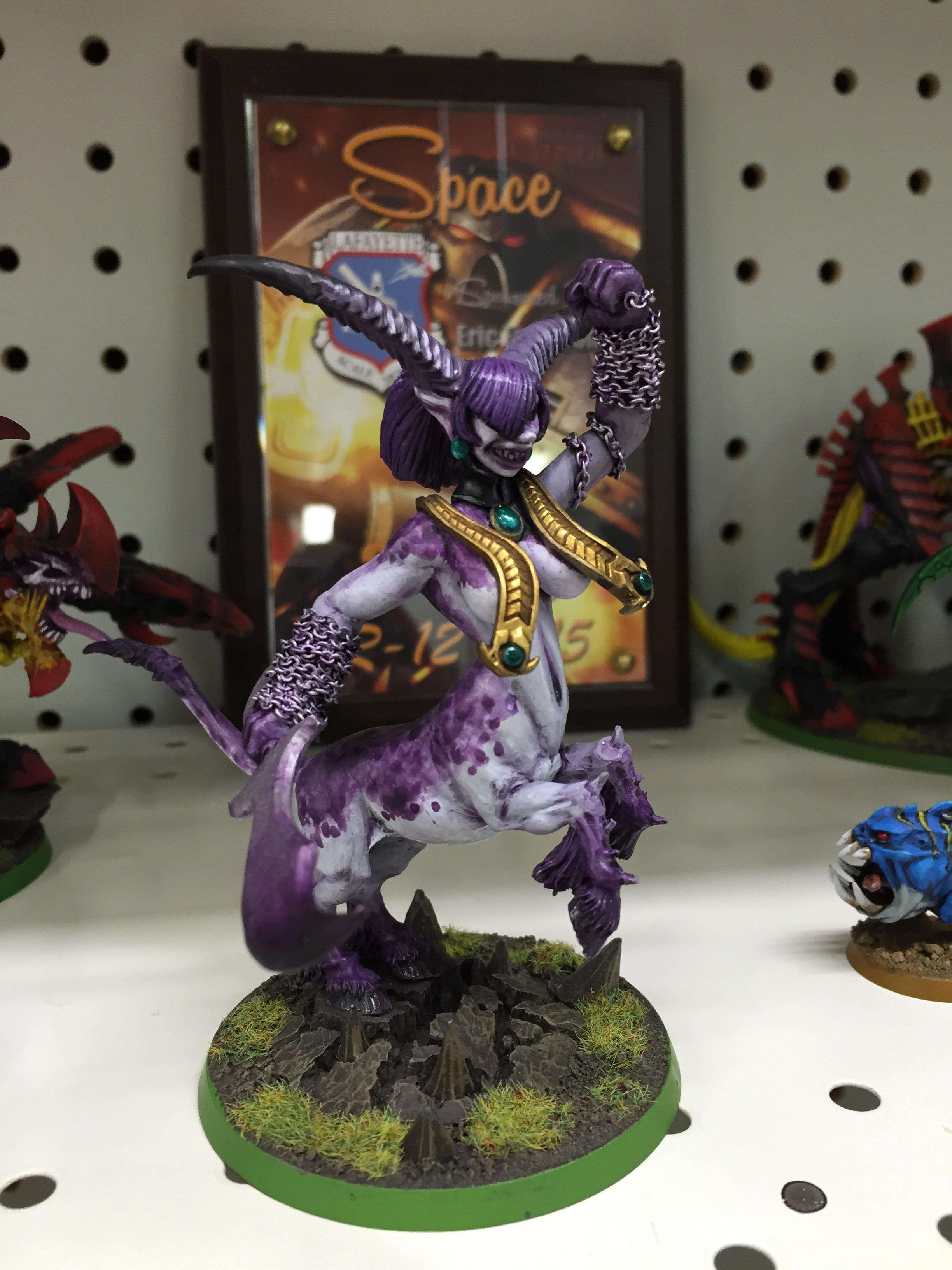 Breasts, Centaur, Chaos, Daemons, Fem, Lord, Prince, Princess, Purple