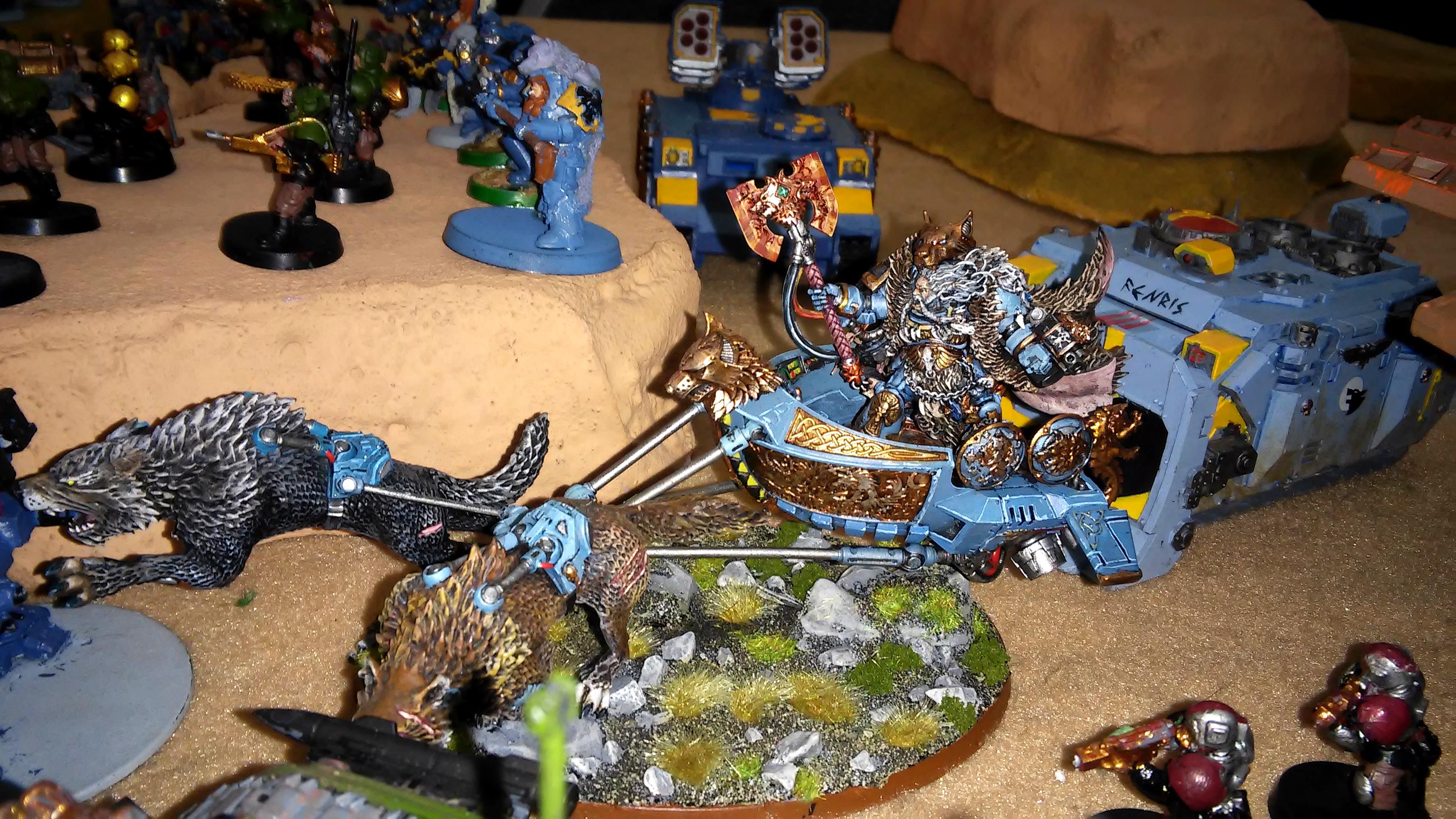 Logan Grimnar leads the Imperium counter-offensive