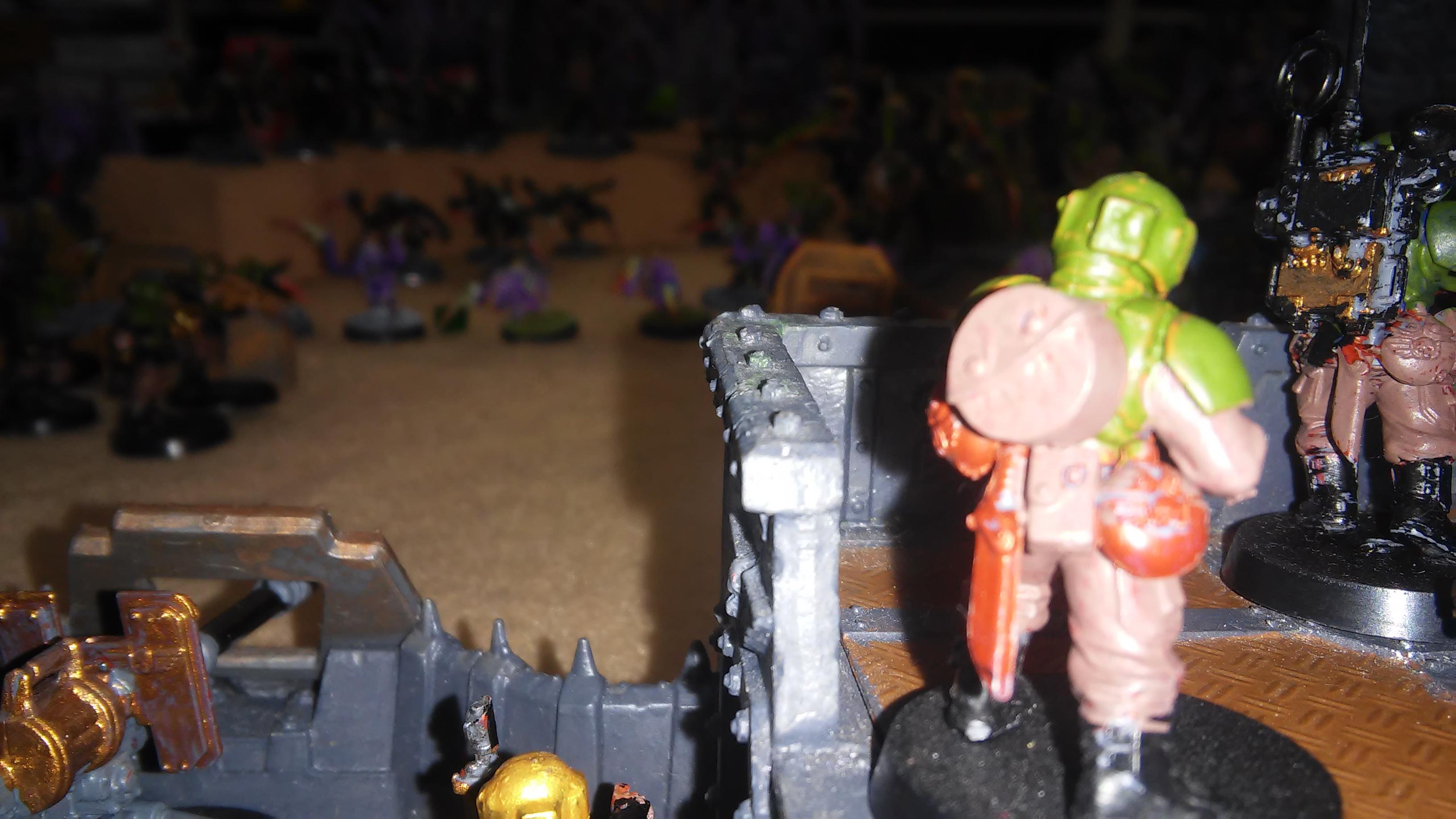 Guardsmen hold the line